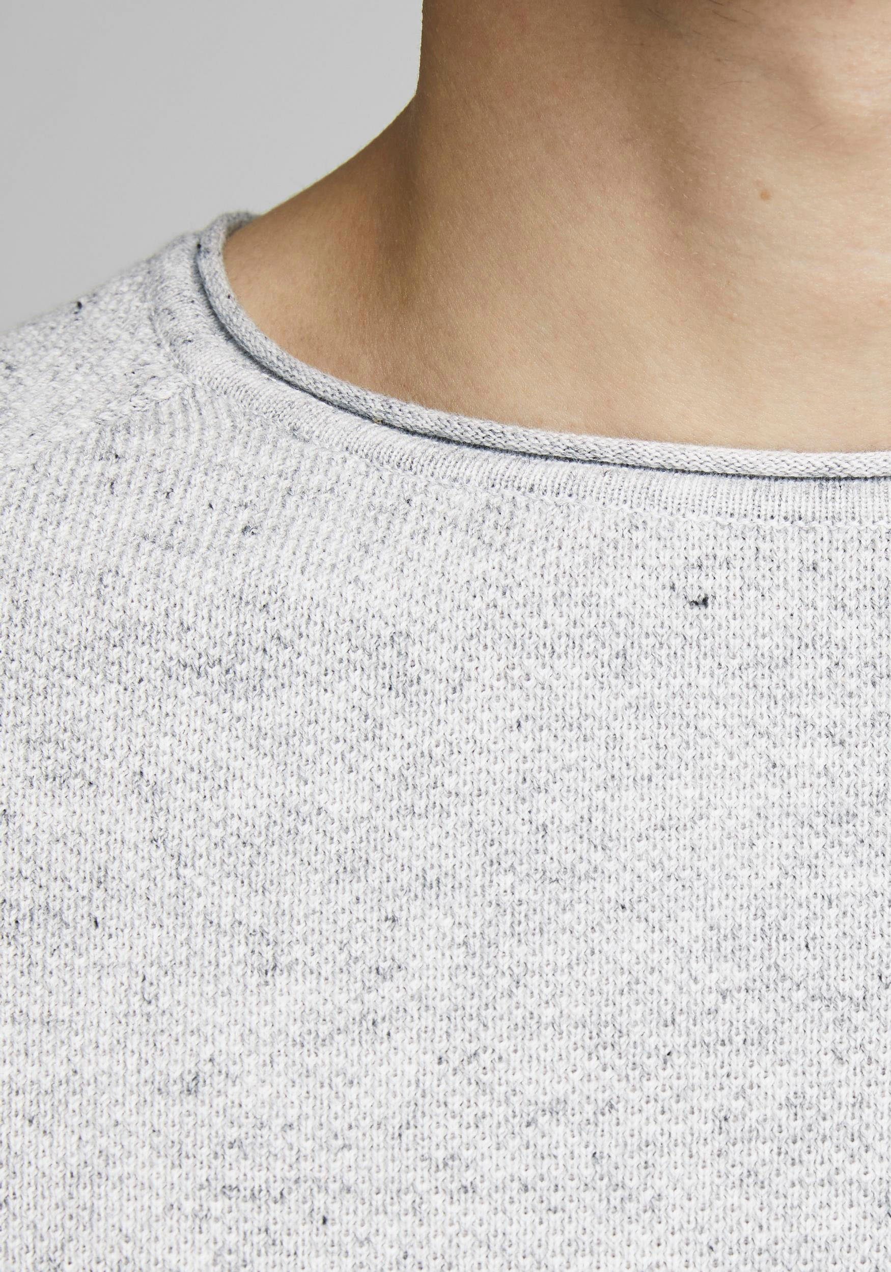 Jack & Jones Trui met ronde hals JJEHILL Effen trui met aangenaam draagcomfort