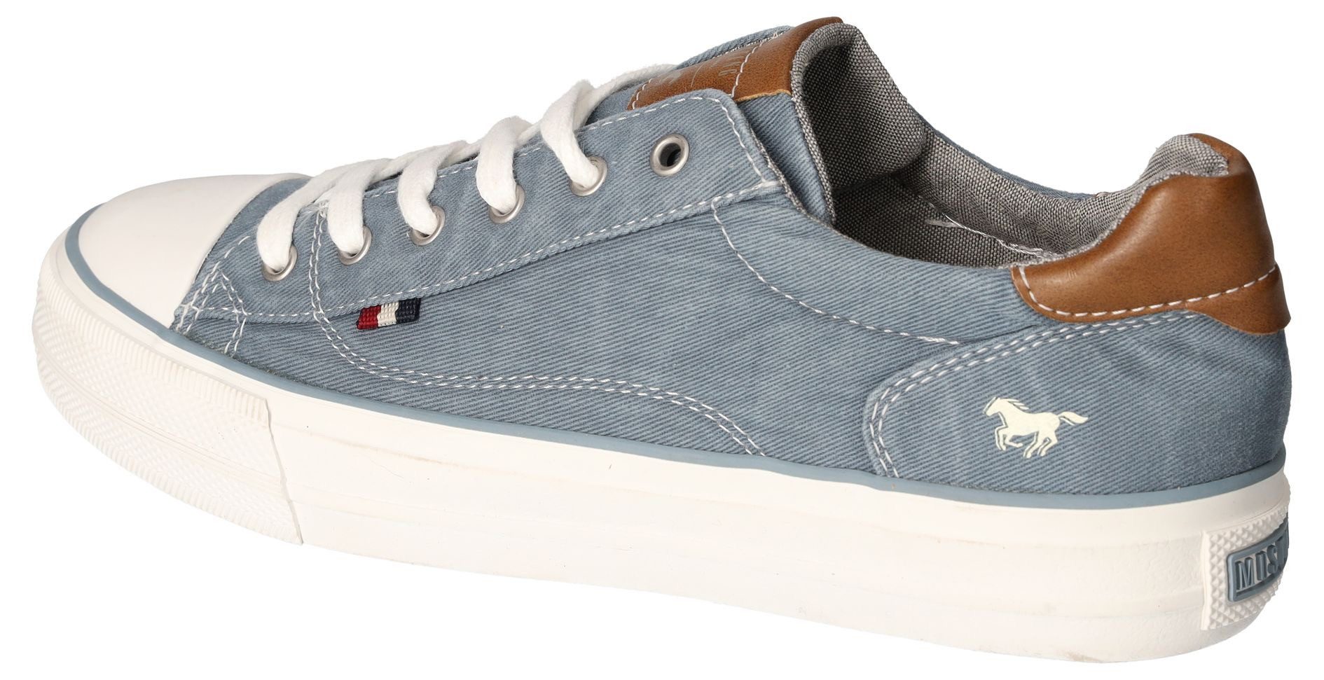 Mustang Shoes Sneakers , vrijetijdsschoen, lage schoen, veterschoen, met rubberen kap