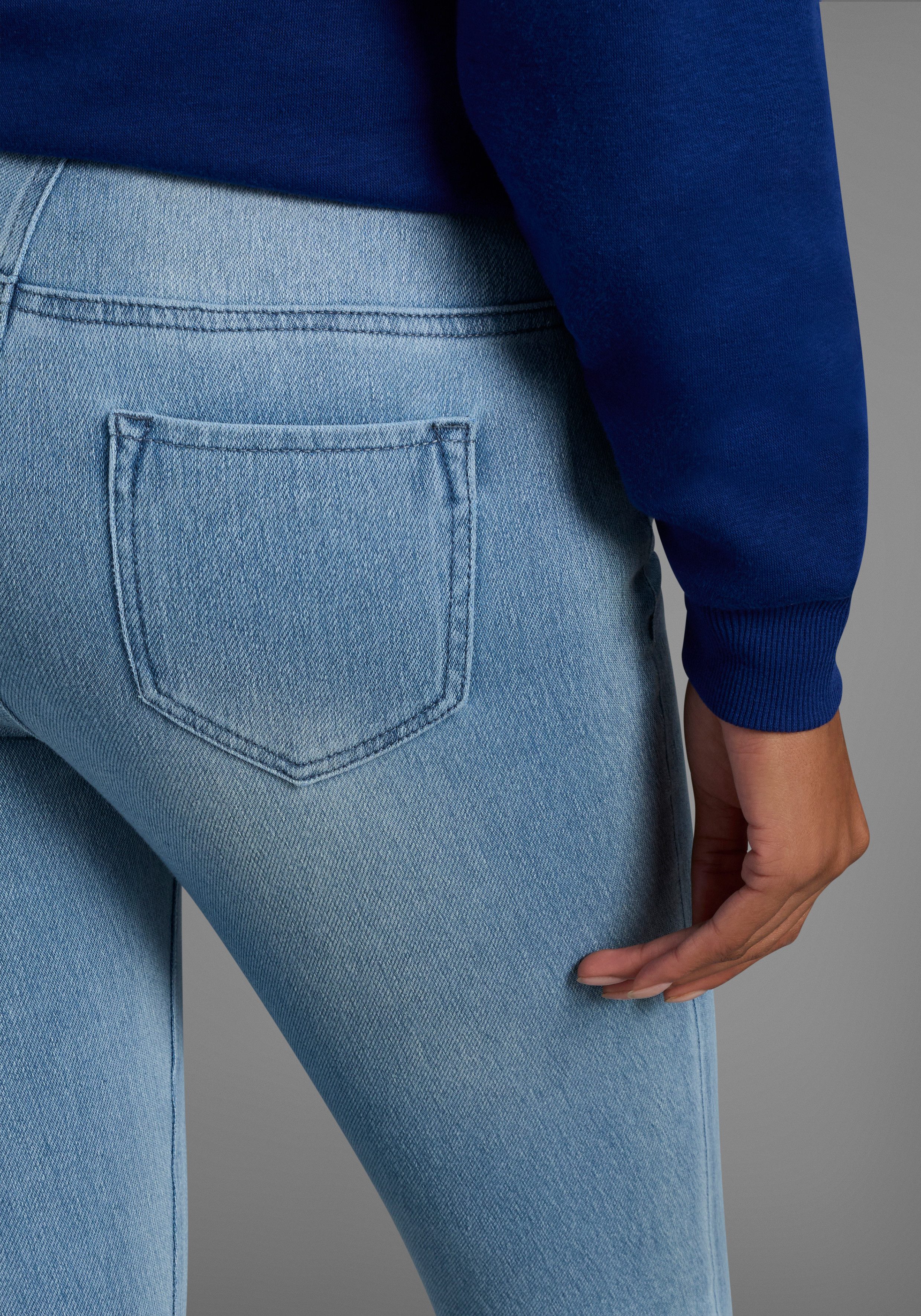 Arizona Jogpants High Waist extra-strak gesneden, enkel-lange pasvorm, hoge taille
