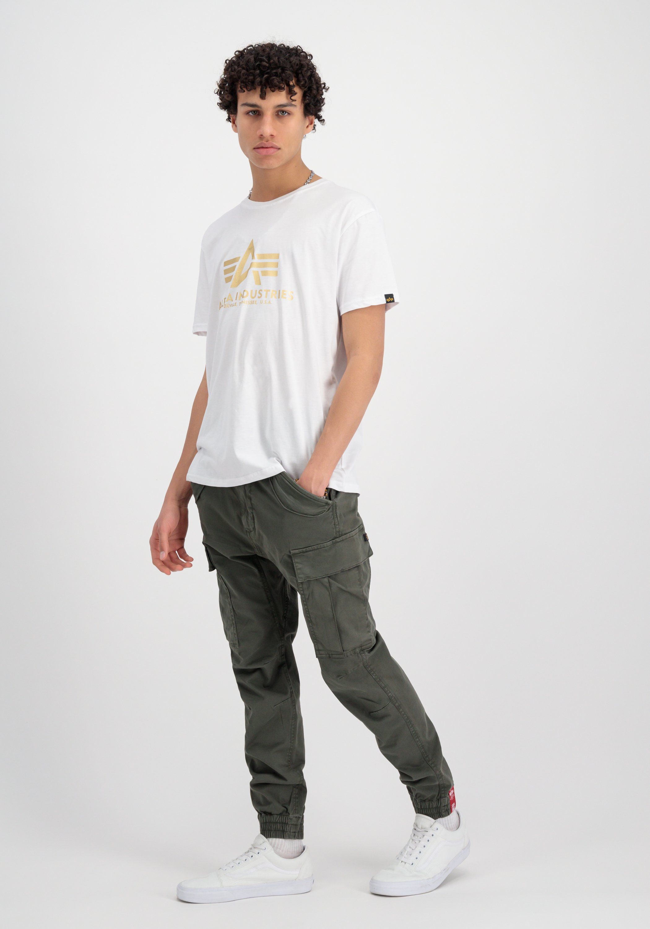 Alpha Industries T-shirt Alpha Industries Men - T-Shirts Basic T-Shirt BL Foil Print