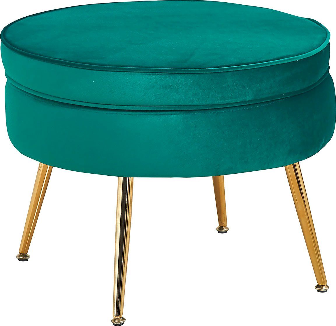 SalesFever Hocker Clam met hoog zitkussen