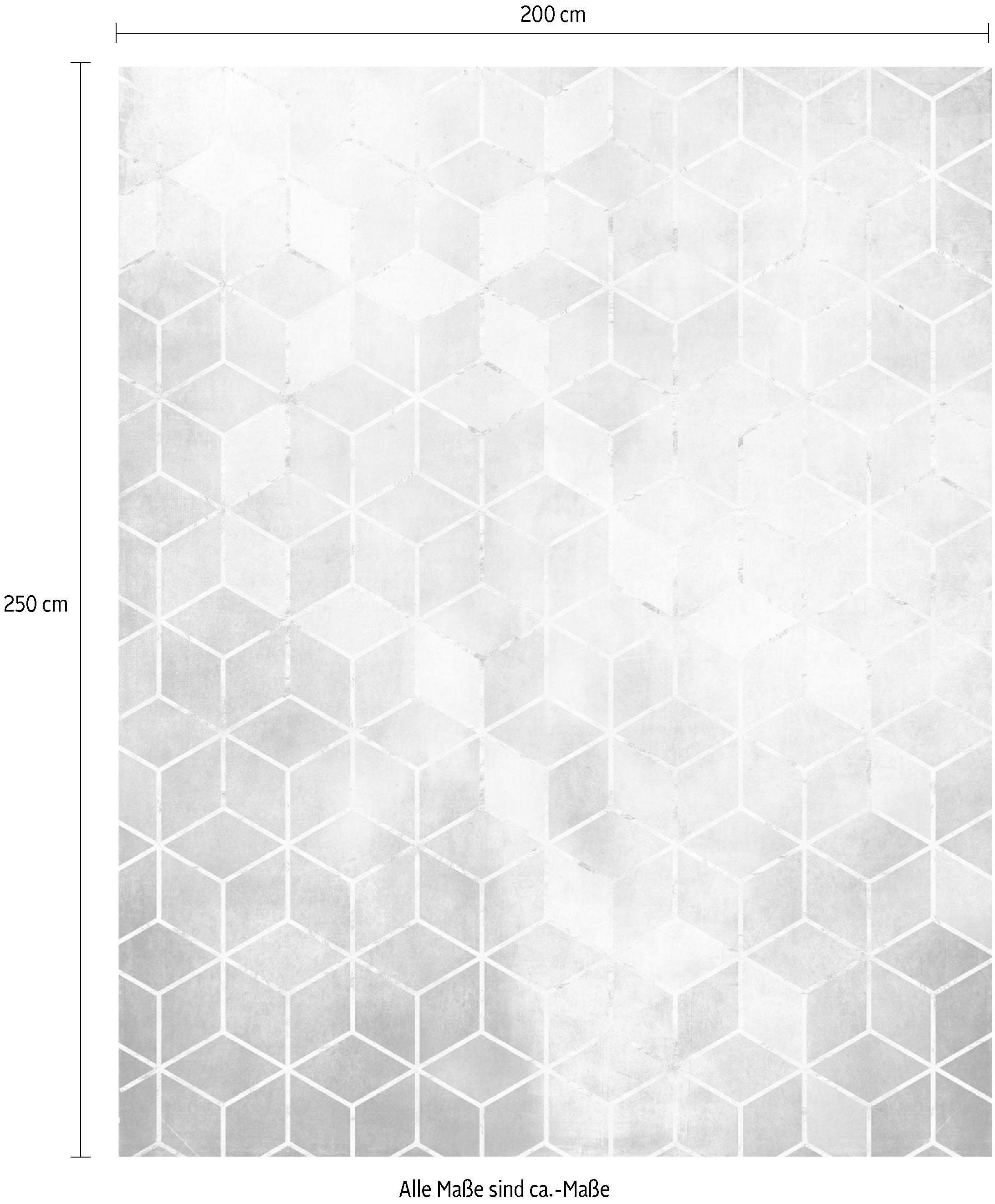 Komar Vliesbehang Digitale print vlies - Mosaik Rosso - Afmeting 200 x 250 cm (1 stuk)