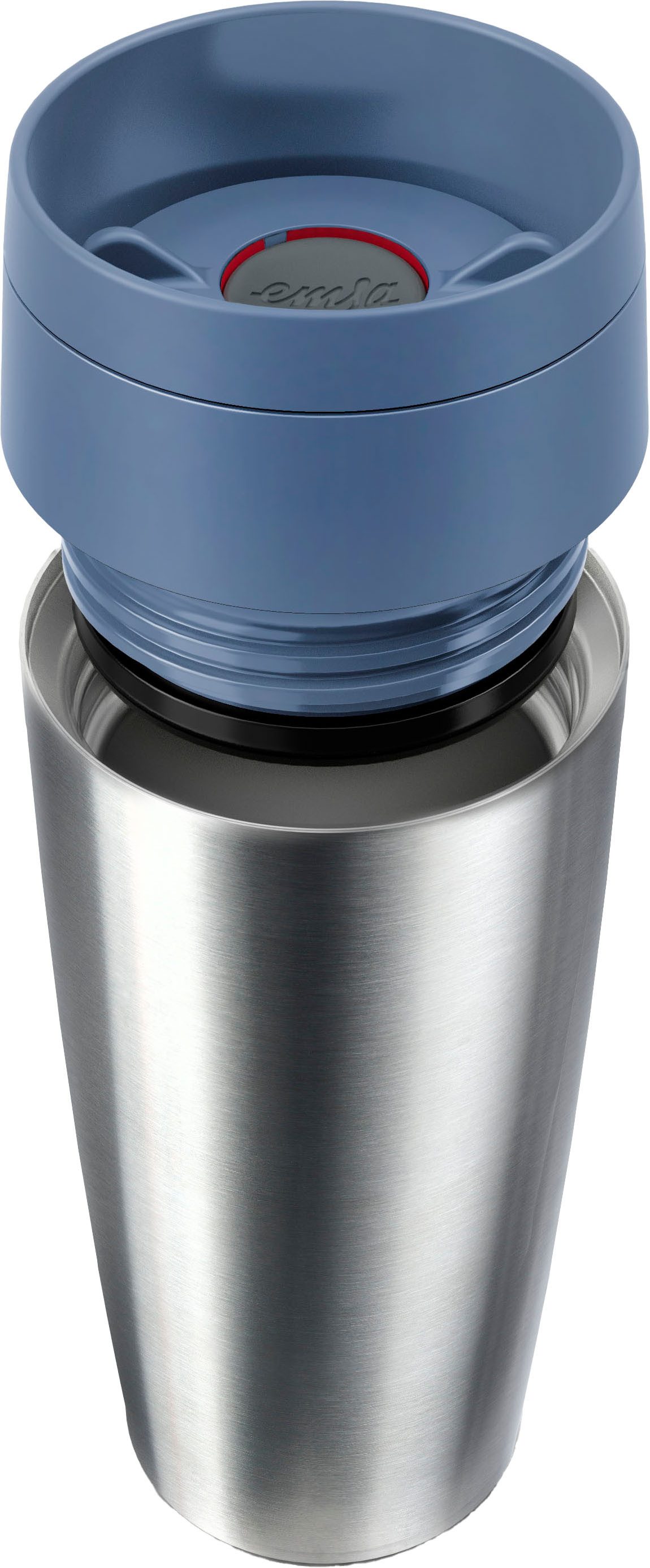 Emsa Thermosbeker Travel Mug Eco 0,36 liter, lekvrij, 8 uur koud, 4 uur warm, 360° drinkopening (1-delig)