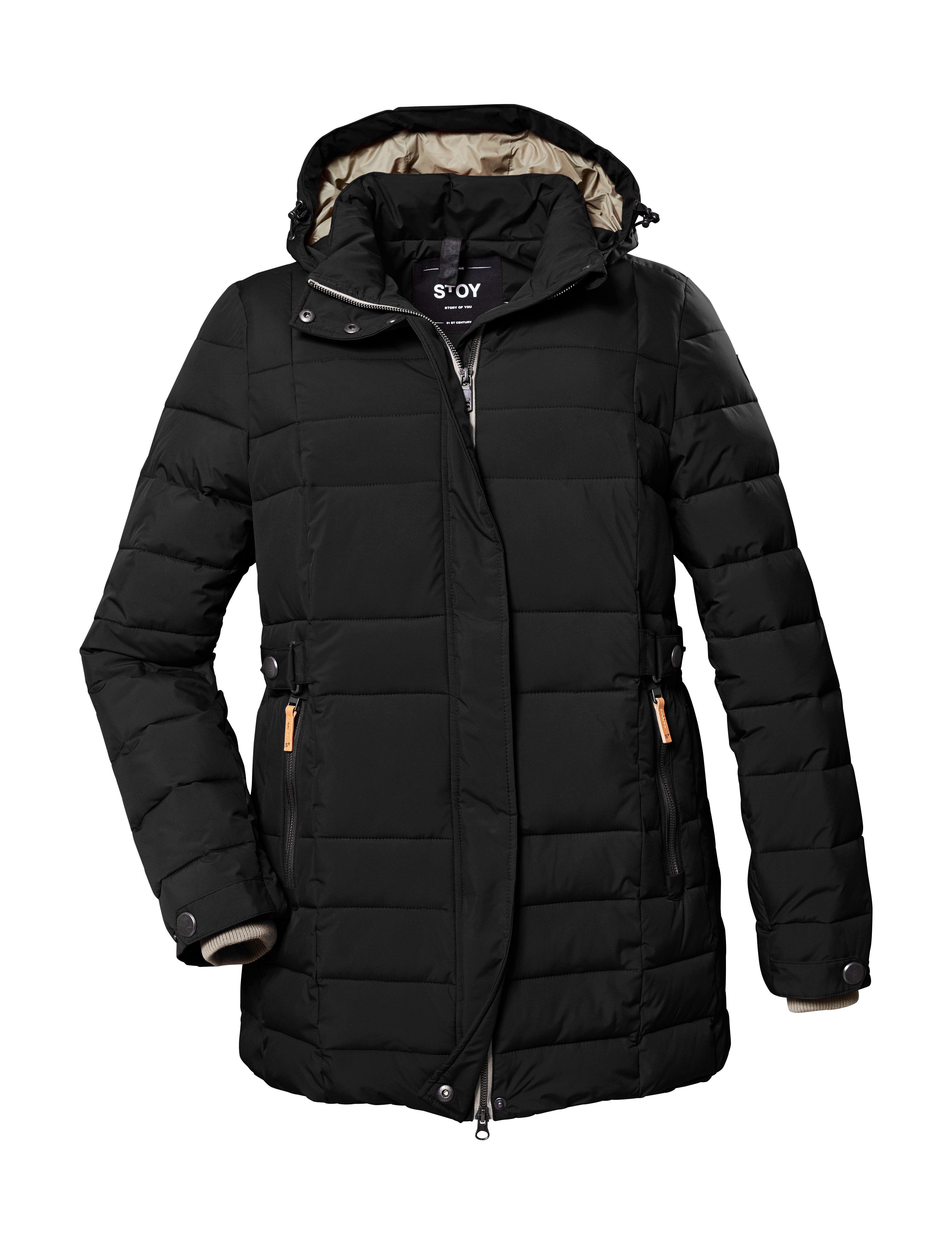 STOY Gewatteerde jas STW 6 WMN QLTD JCKT Waterafstotende, winddichte parka met afneembare capuchon.