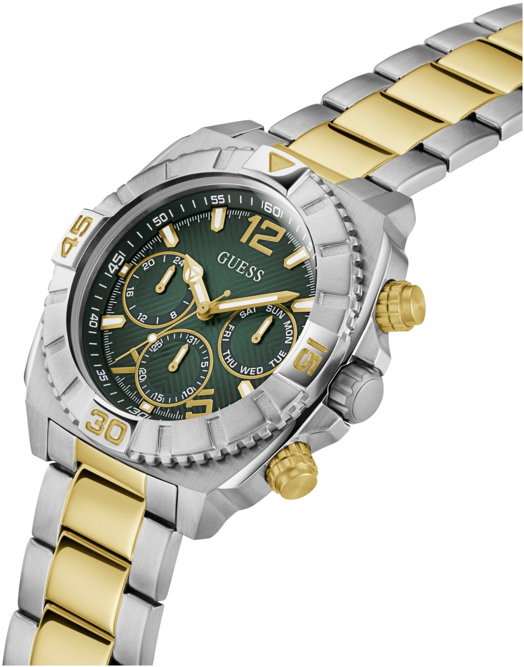 Guess Multifunctioneel horloge TRACTION Quartzhorloge, horloge, herrenuur, datum, 12/24-uurs weergave