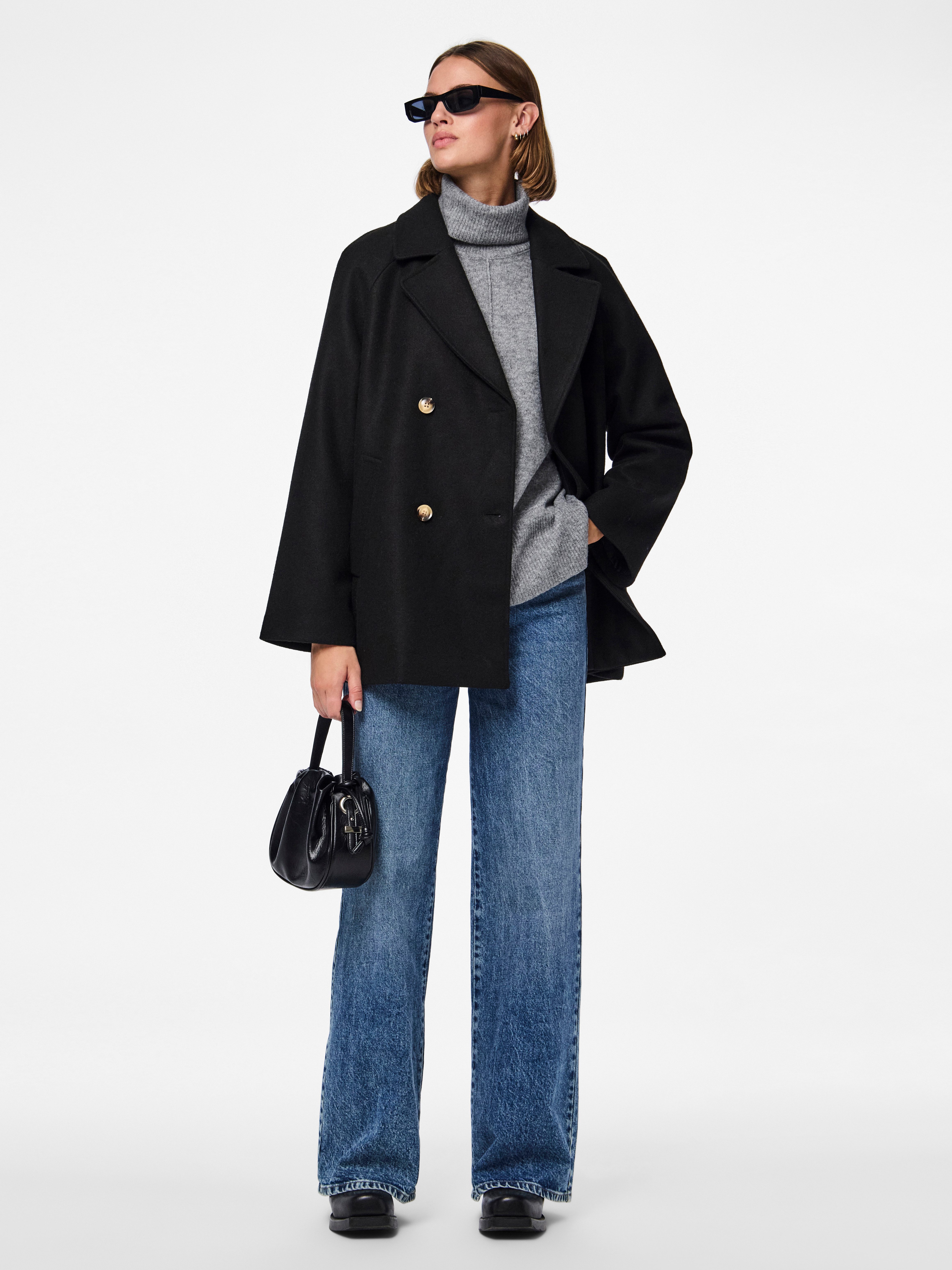 pieces Korte jas PCMARBEL COAT NOOS