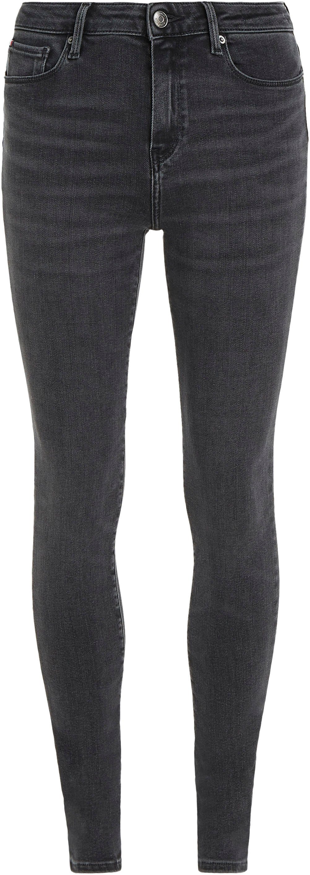 Tommy Hilfiger Skinny fit jeans TH FLEX COMO SKINNY RW GYA met tommy hilfiger logo-badge (TH FLEX COMO SKINNY RW)