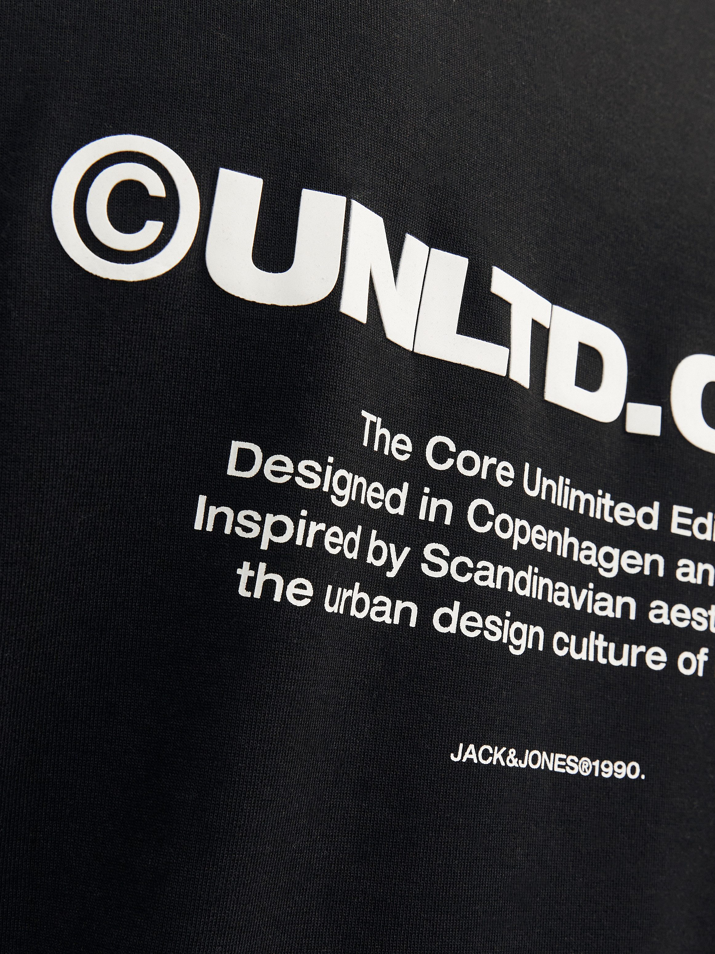 Jack & Jones Shirt met ronde hals JCOAERO PRINT TEE SS CREW NECK NOOS