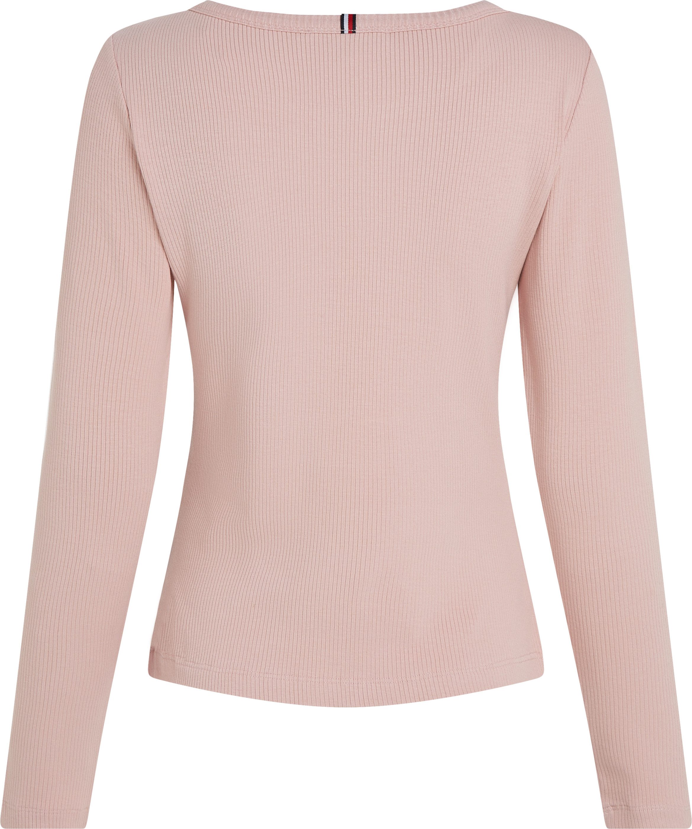 Tommy Hilfiger Shirt met lange mouwen SLIM 5X2 RIB O-NK LS