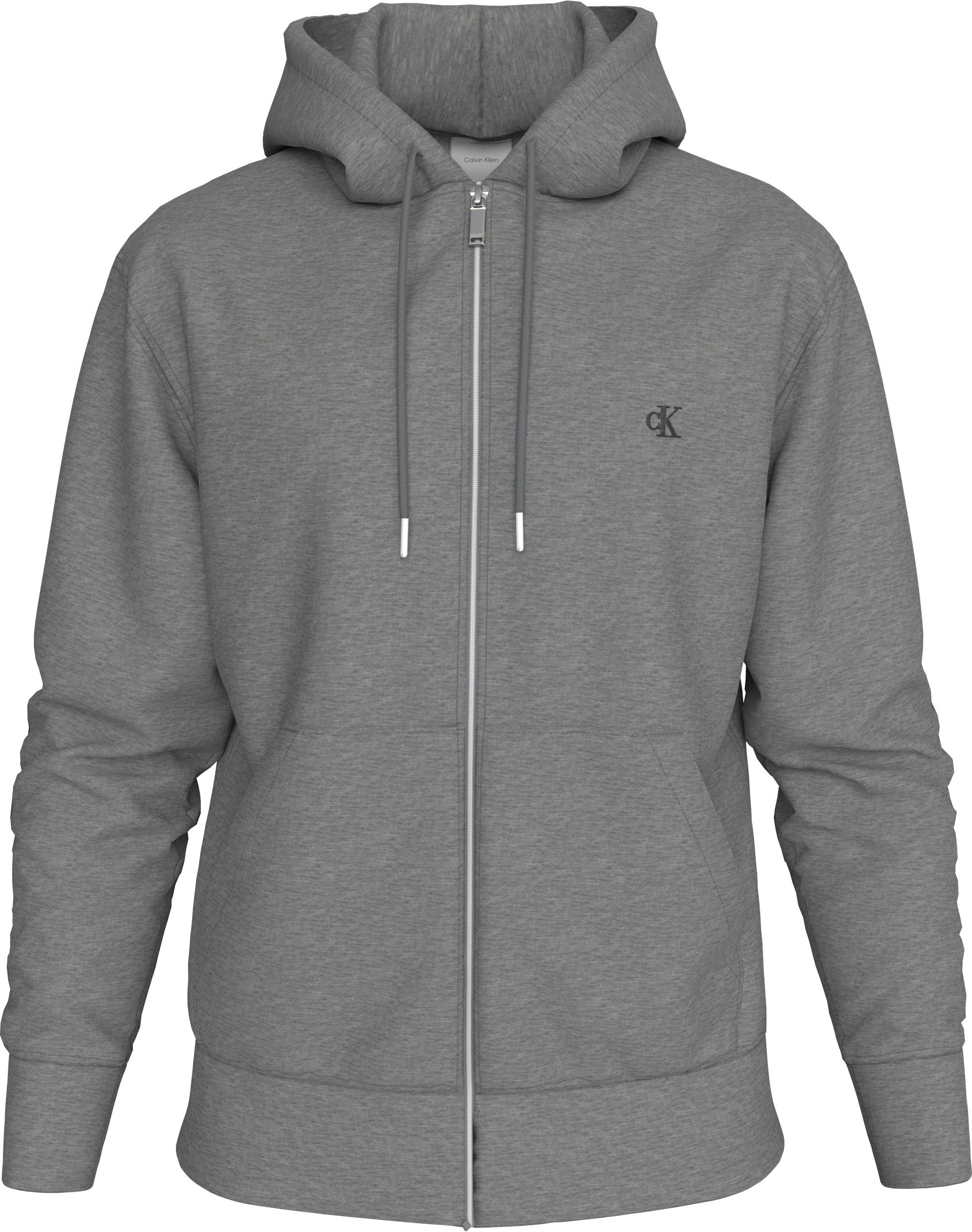 Calvin Klein Hoodie LS EU 350TERRY MONOGRAM FZ HOODI
