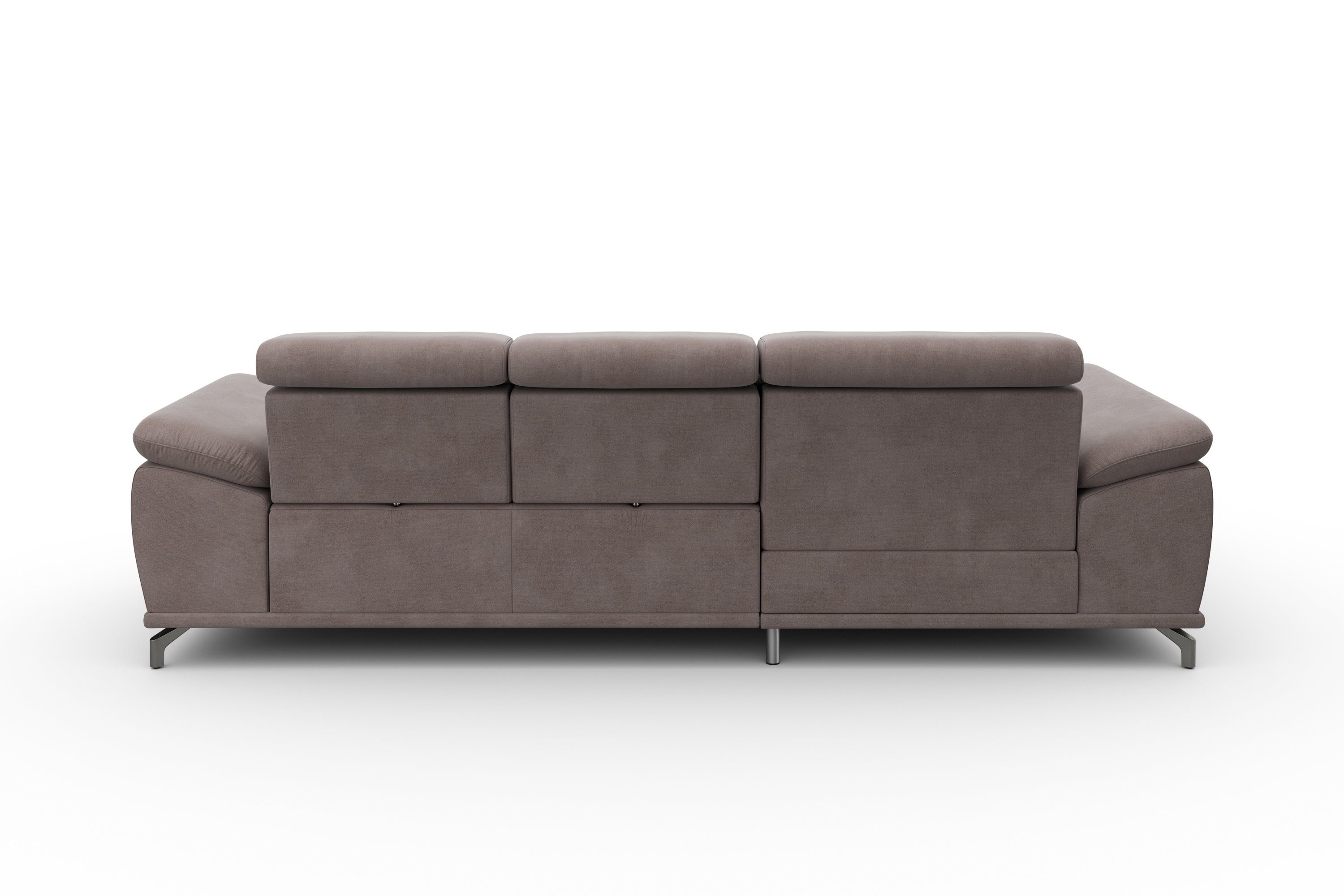 sit&more Hoekbank Cabrio L-vorm, met zitdiepteverstelling, arm- en hoofdsteunverstelling
