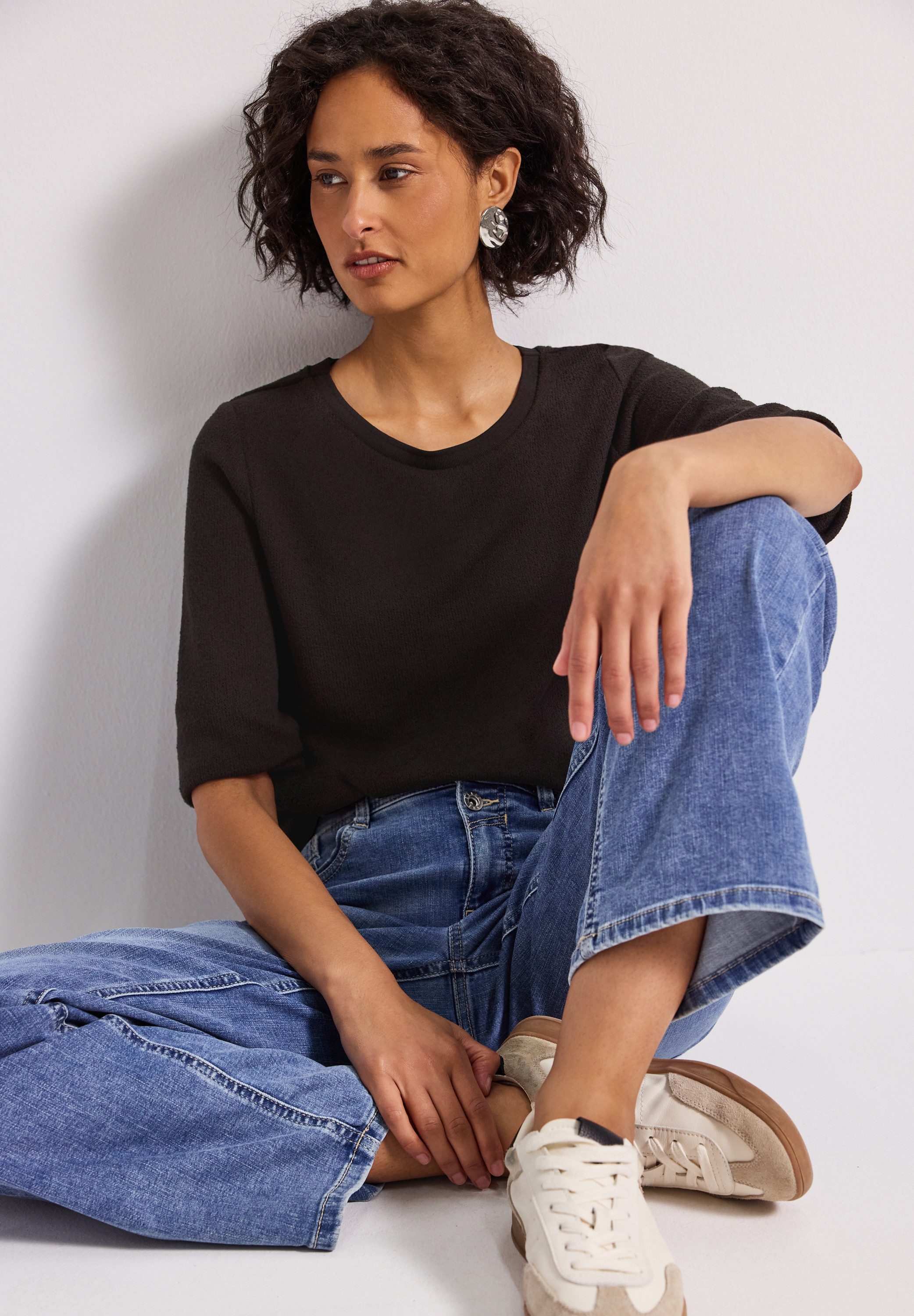 STREET ONE Shirt met 3/4 mouwen