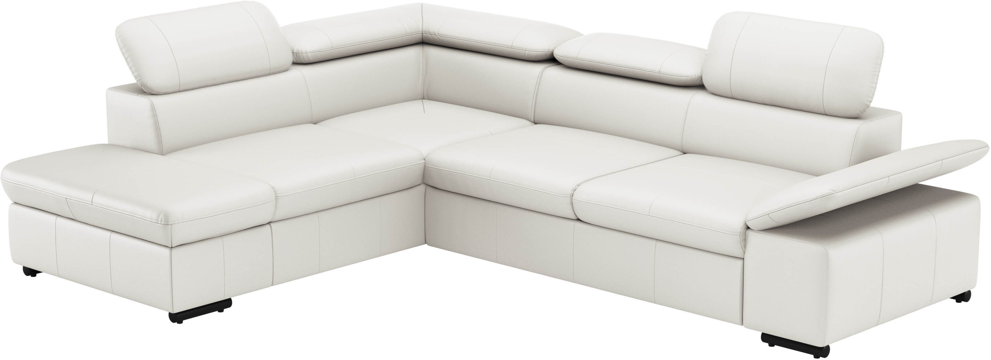 sit&more Hoekbank Alcudia L-vorm met armverstelling, optionele hoofdeindverstelling en bedfunctie