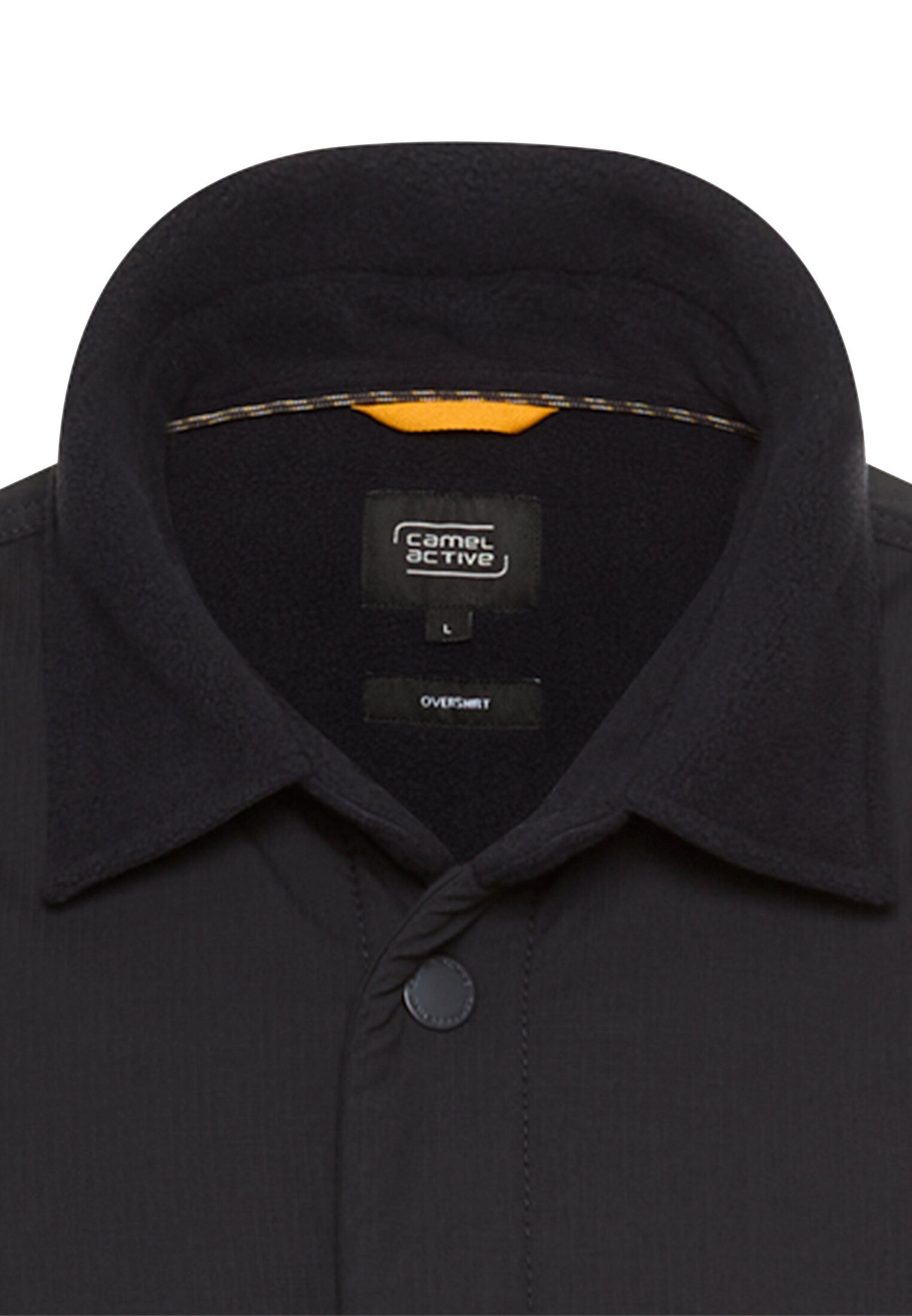 camel active Overhemd met lange mouwen met geborduurd logo