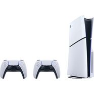 playstation 5 gameconsole disk edition (slim) incl. tweede dualsense wireless-controller wit