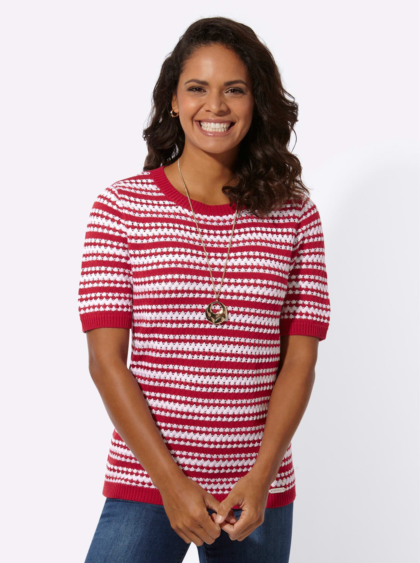 Casual Looks Trui met korte mouwen Trui