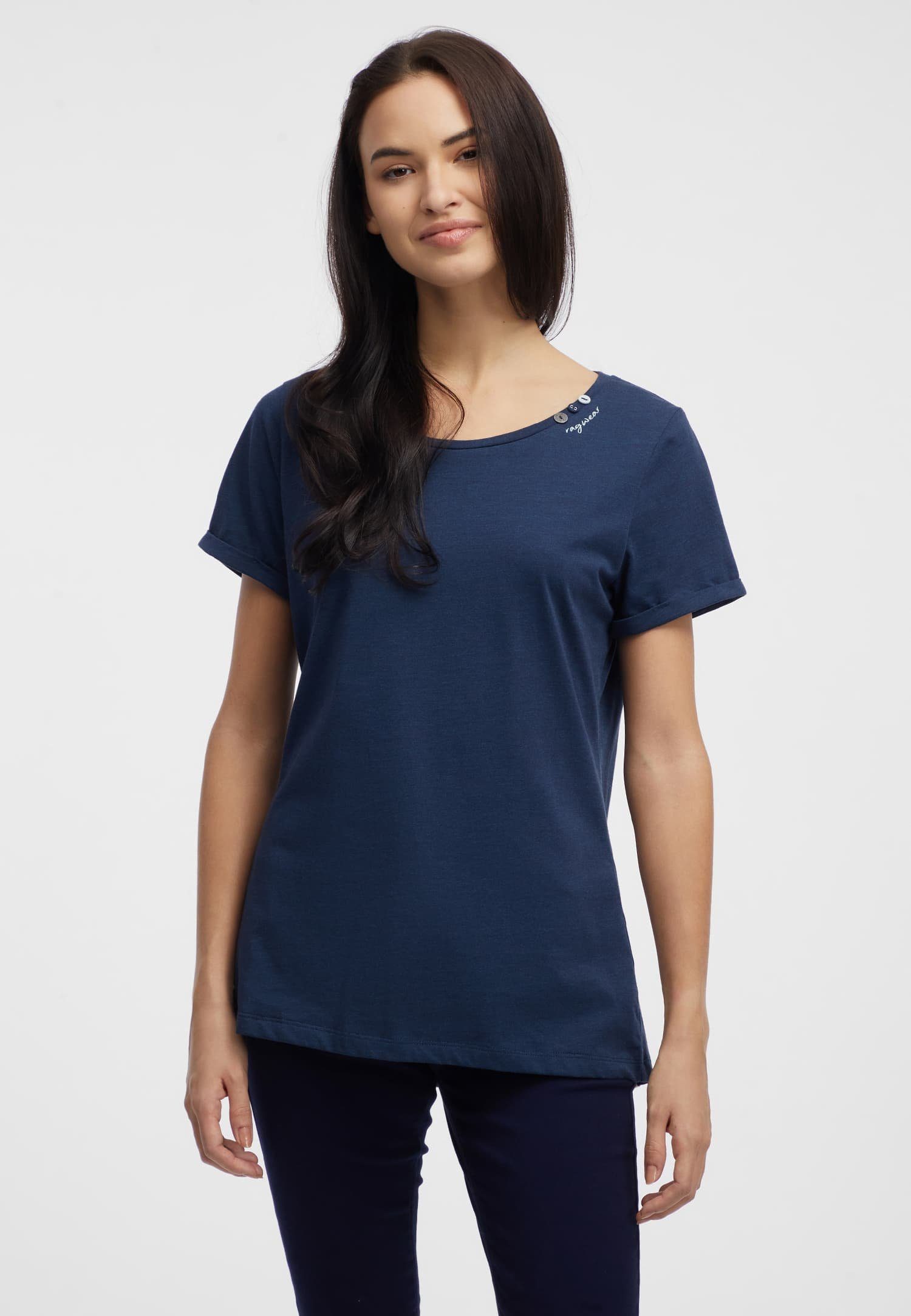 Ragwear Shirt met korte mouwen FLLORAH COMFY GOTS