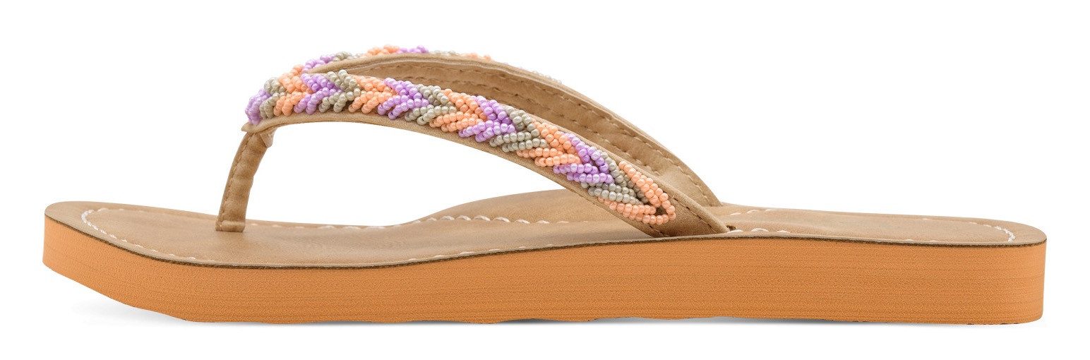 Tamaris Teenslippers , zomerschoen, slippers, strandschoen in vlechtlook