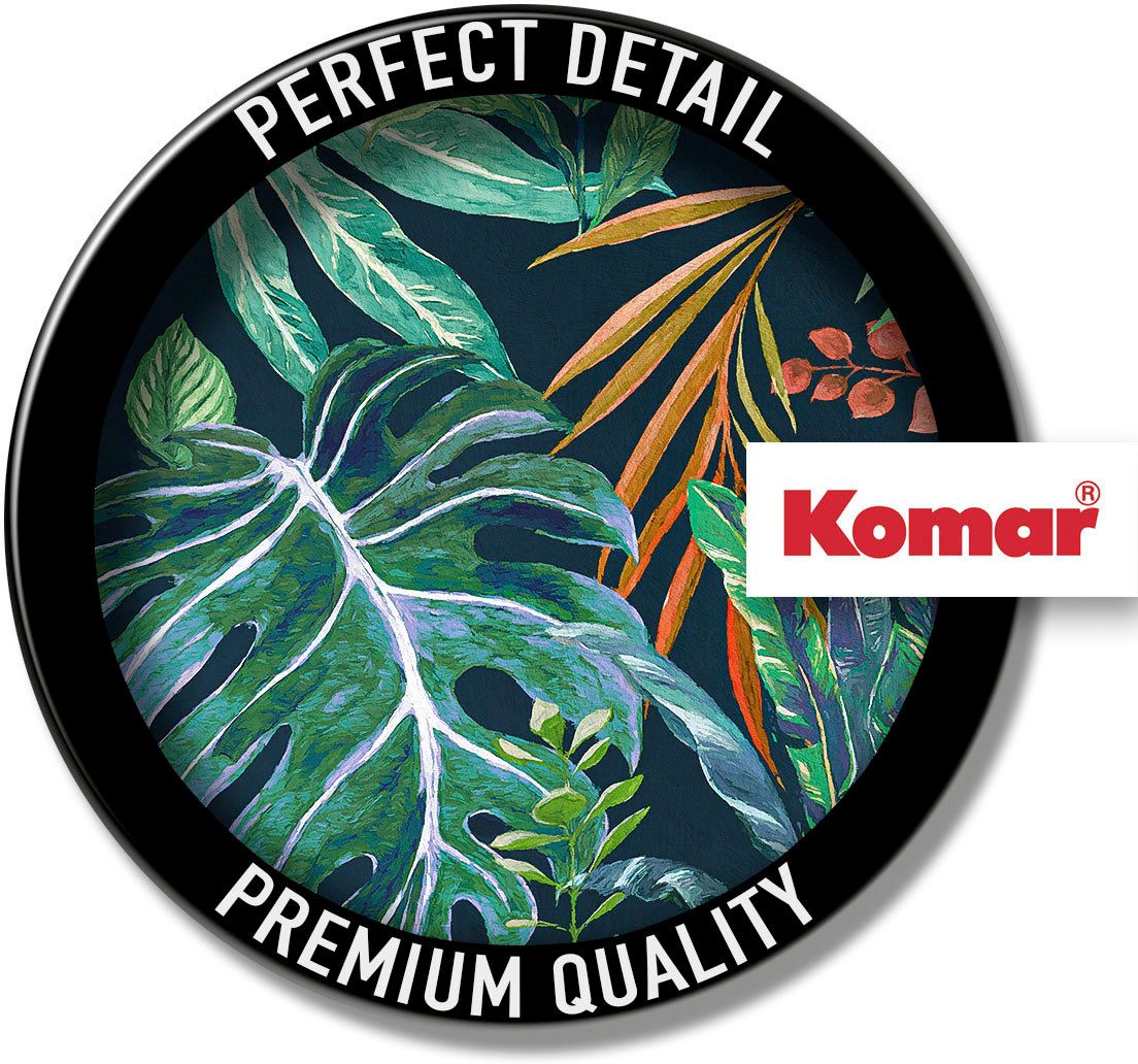 Komar Fotobehang Digitale print vlies - Colourful Leaves - Afmeting 200 x 250 cm (1 stuk)