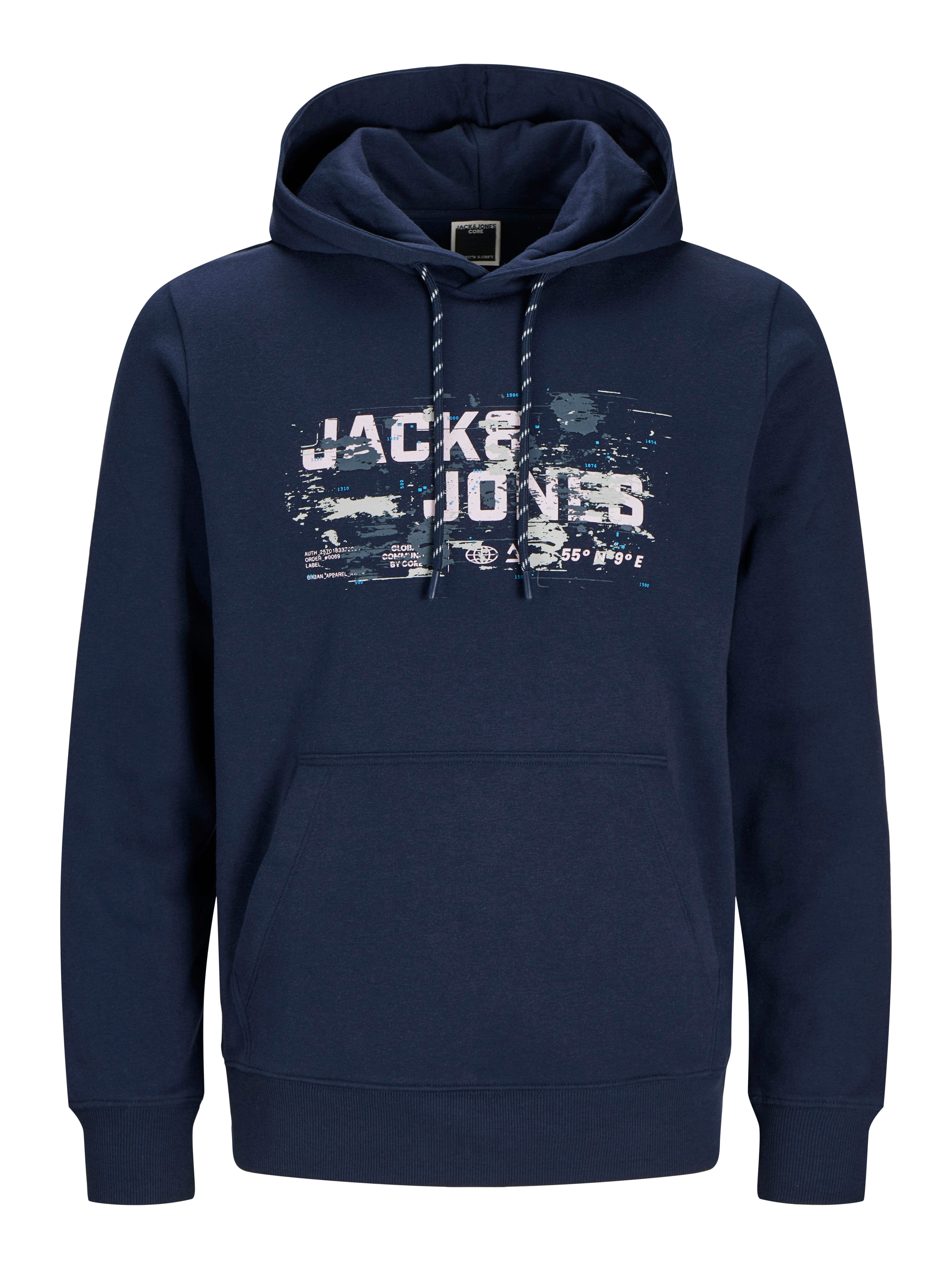 Jack & Jones Hoodie JCOOUTDOOR LOGO SWEAT HOOD SN