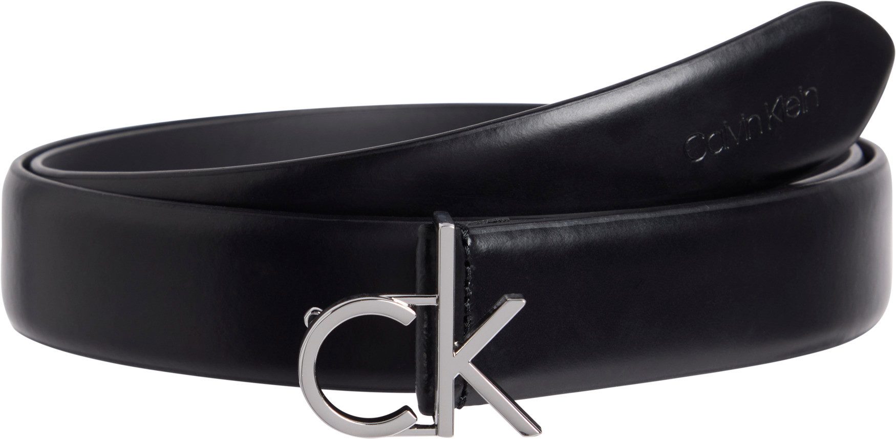 Calvin Klein Leren riem CK BUCKLE BELT 30MM