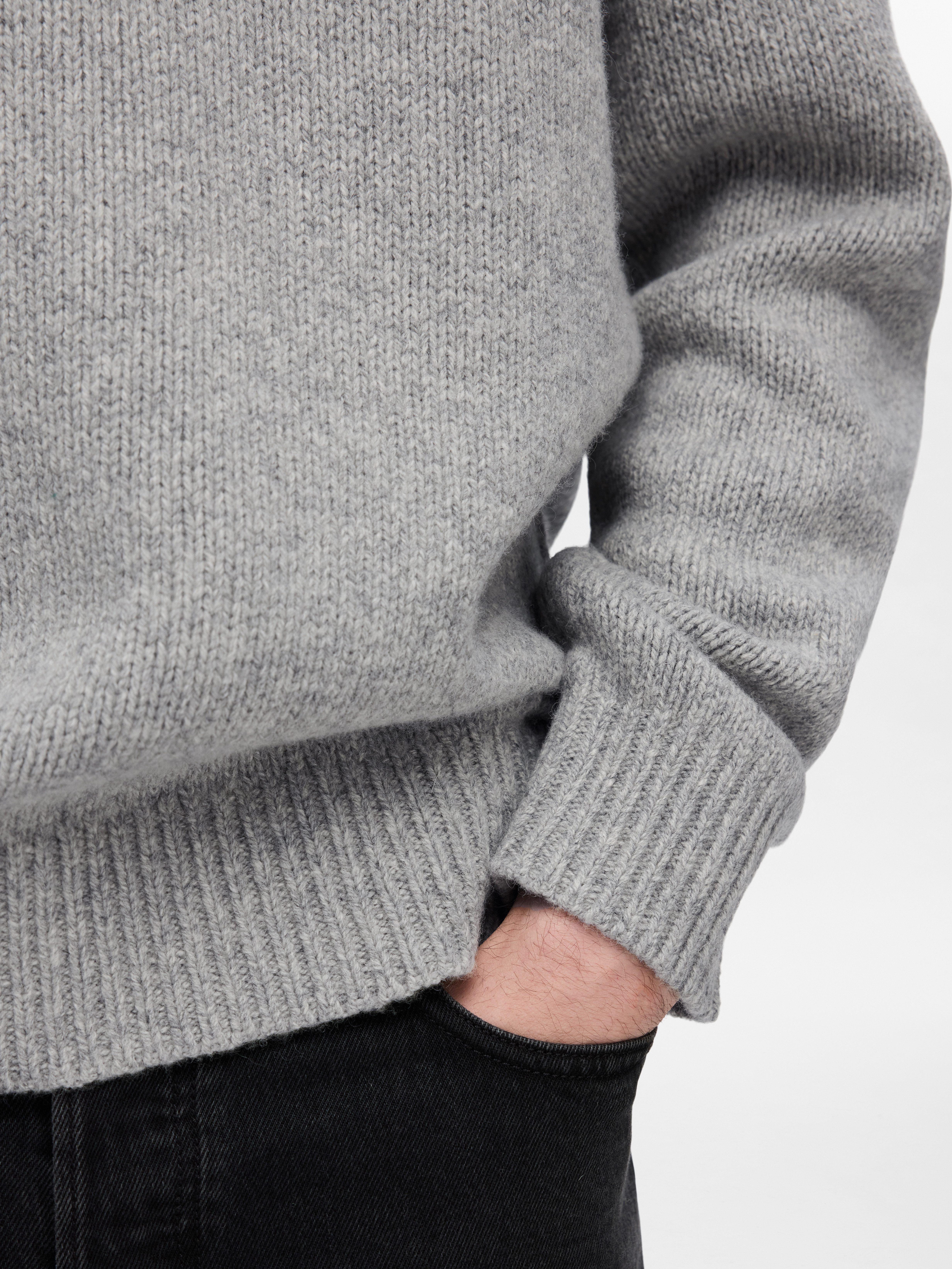 SELECTED HOMME Gebreide trui SLHCODY LS KNIT RELAXED CREW NECK NOOS