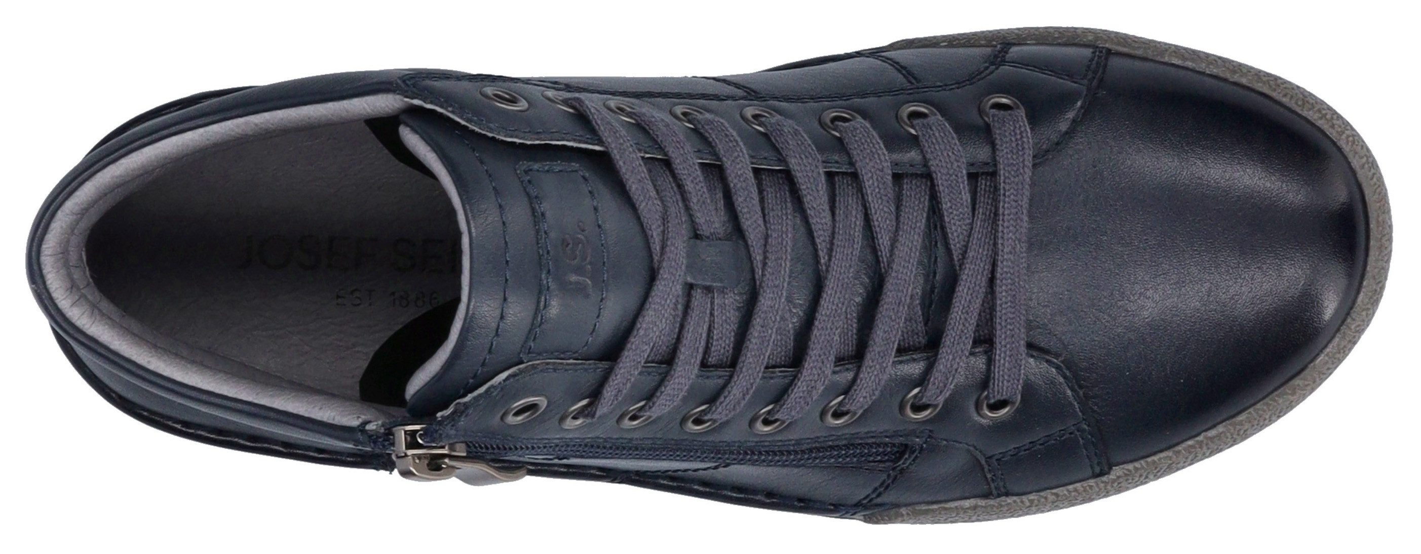 Josef Seibel Sneakers Claire 11 Veterschoenen, high top sneaker, comfortschoen met leren binnenzool
