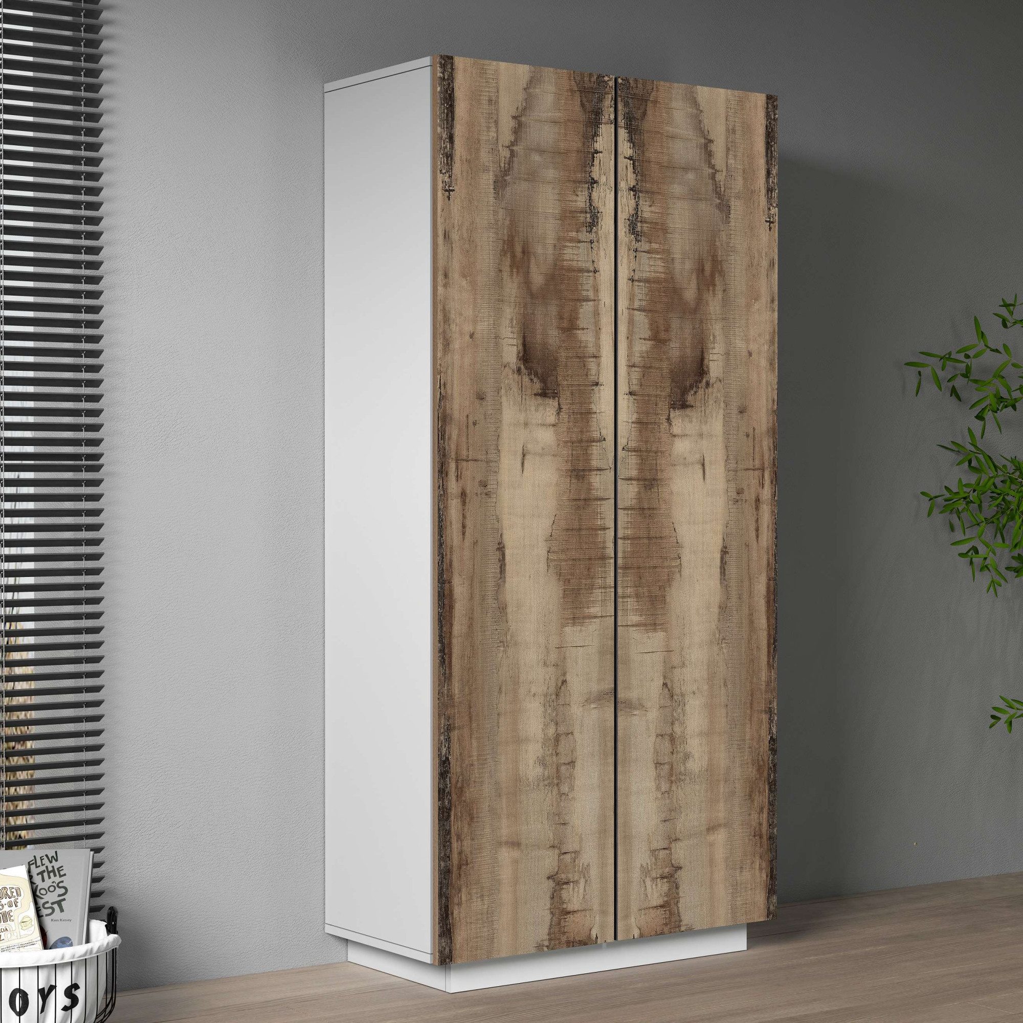 INOSIGN Archiefkast Coro, Multifunctionele kast, Bureaukast met 2 deuren & verstelbare legplanken, hoogte 86 of 166 cm, made in italy