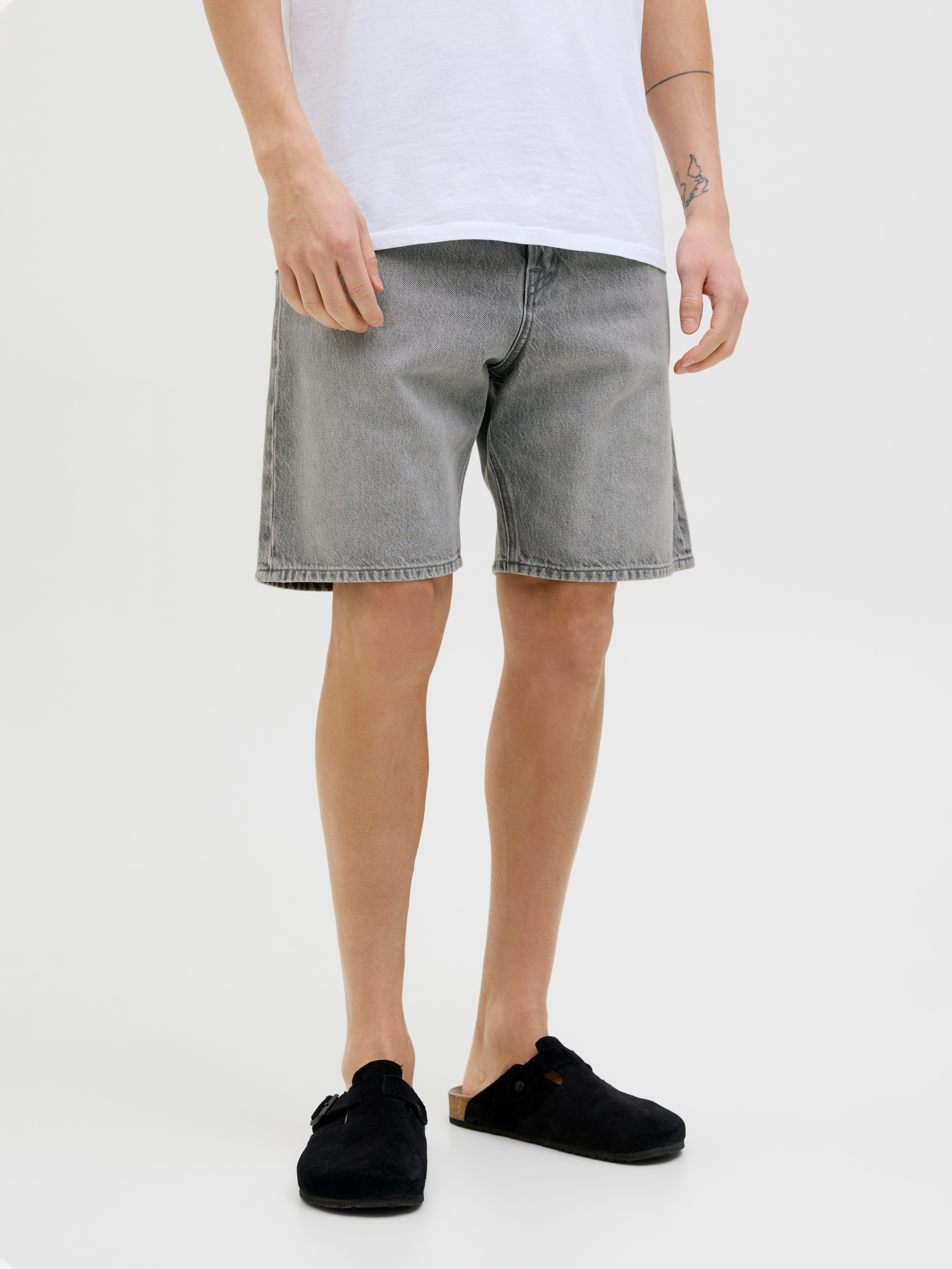 Jack & Jones Relaxshorts JJITONY JJORIGINAL SHORTS SBD 210 SN heren sportshorts maat M grijs