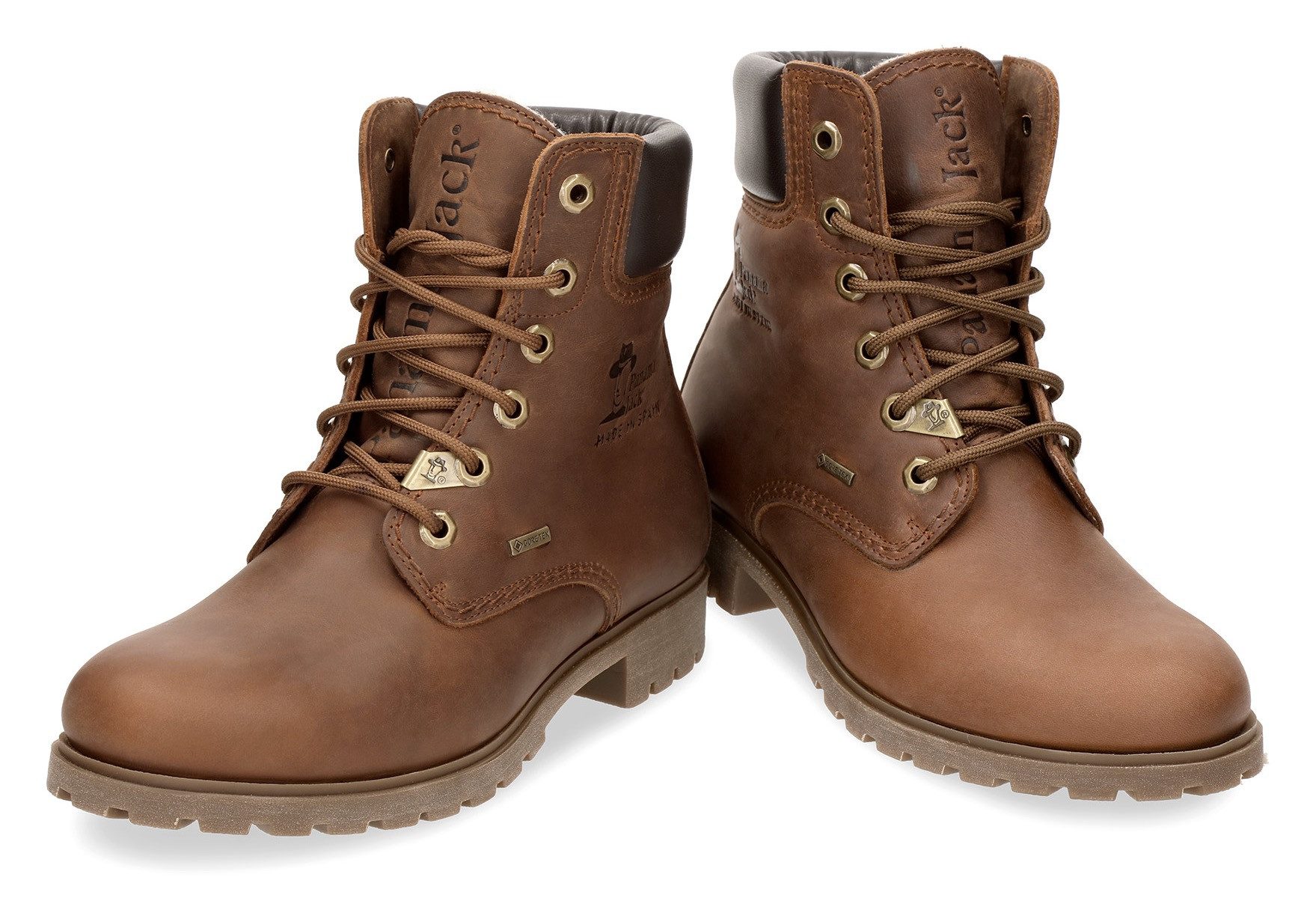Panama Jack Winterlaarsjes Panama winter boots, lace-up boots, with gore-tex, side logo embossing