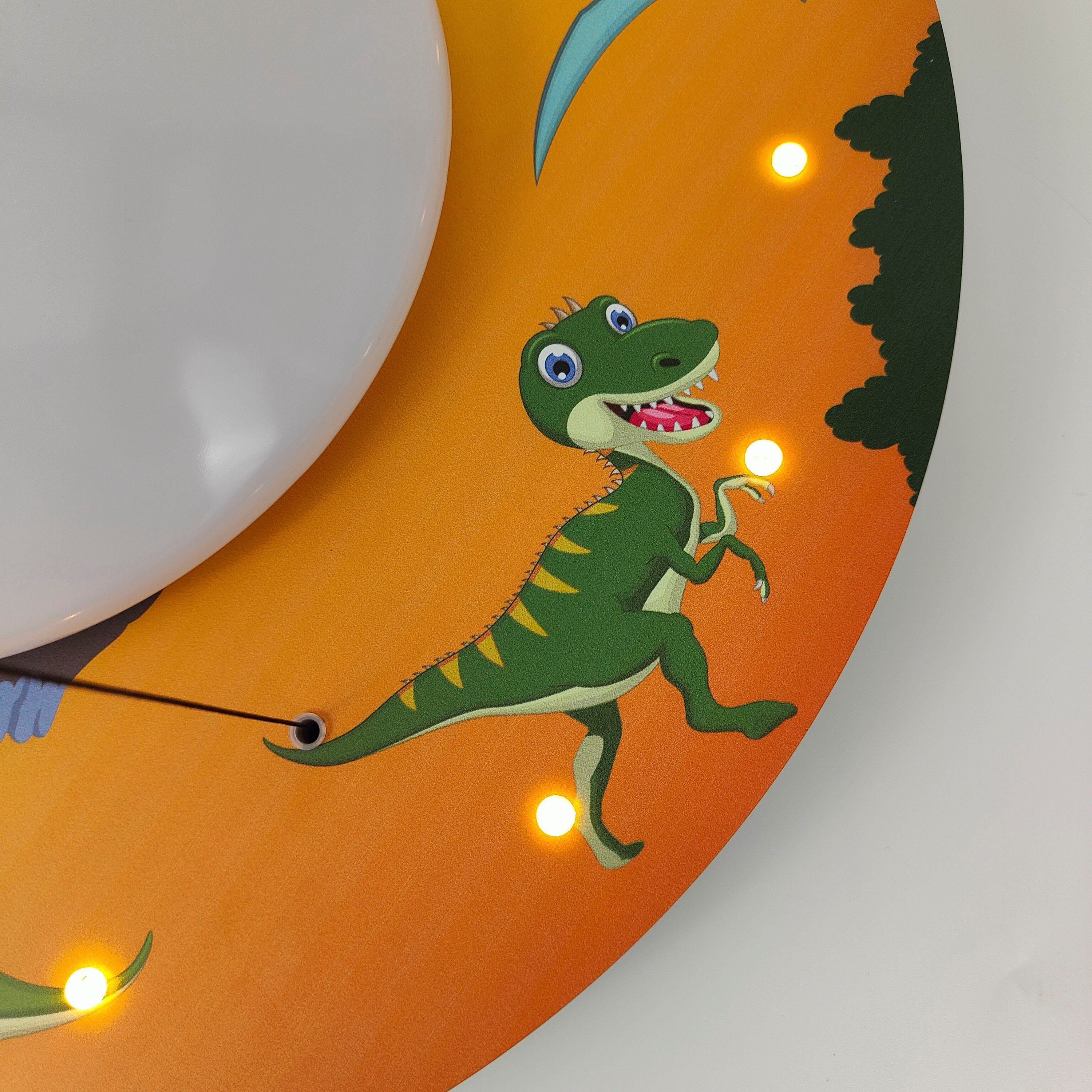 niermann Plafondlamp Dino's exclusieve artprint op het gehele oppervlak (1 stuk)