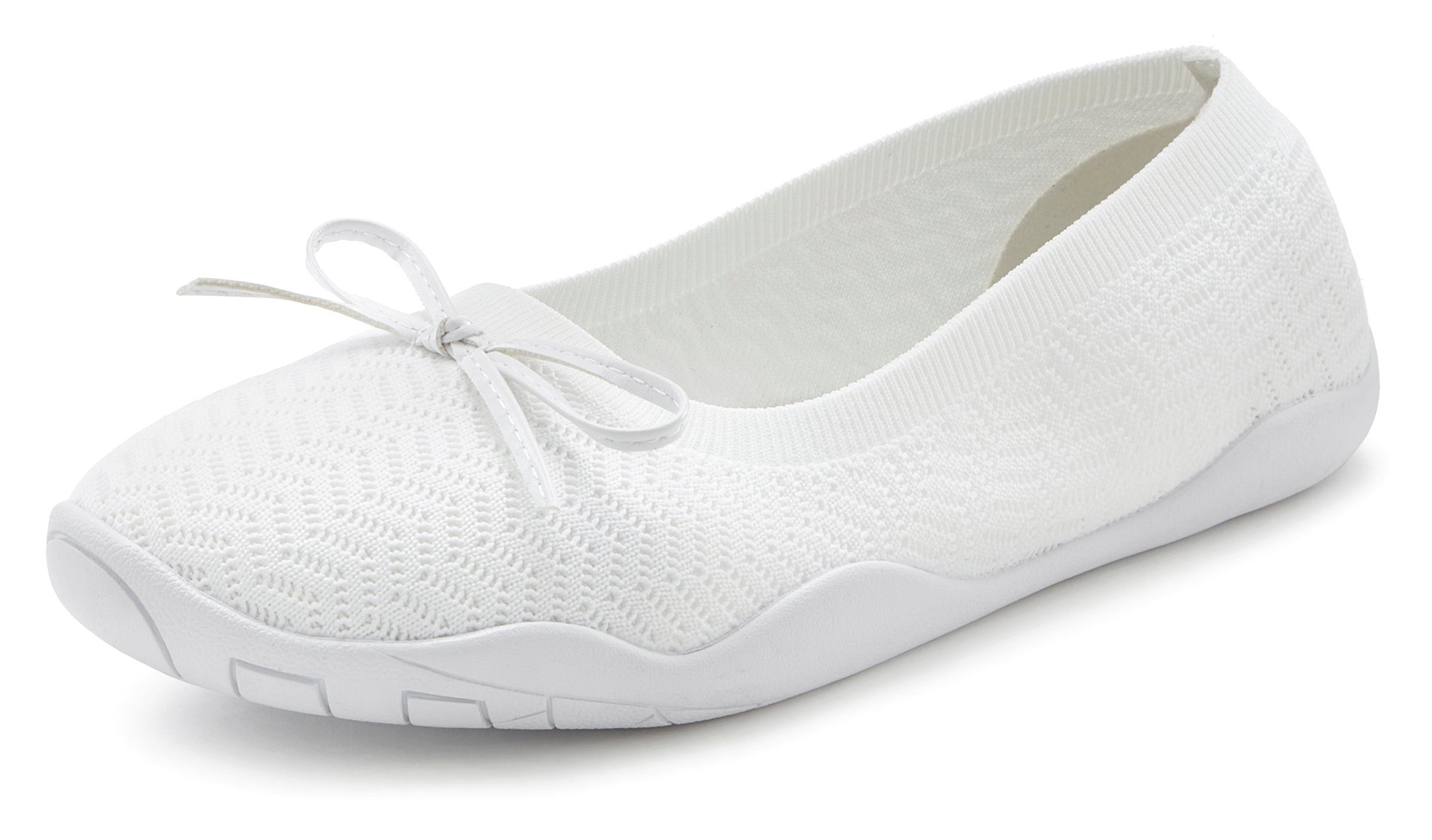 Lascana Sneaker ballerina's Slipper, lage schoen, slip-on sneaker ultralicht VEGAN