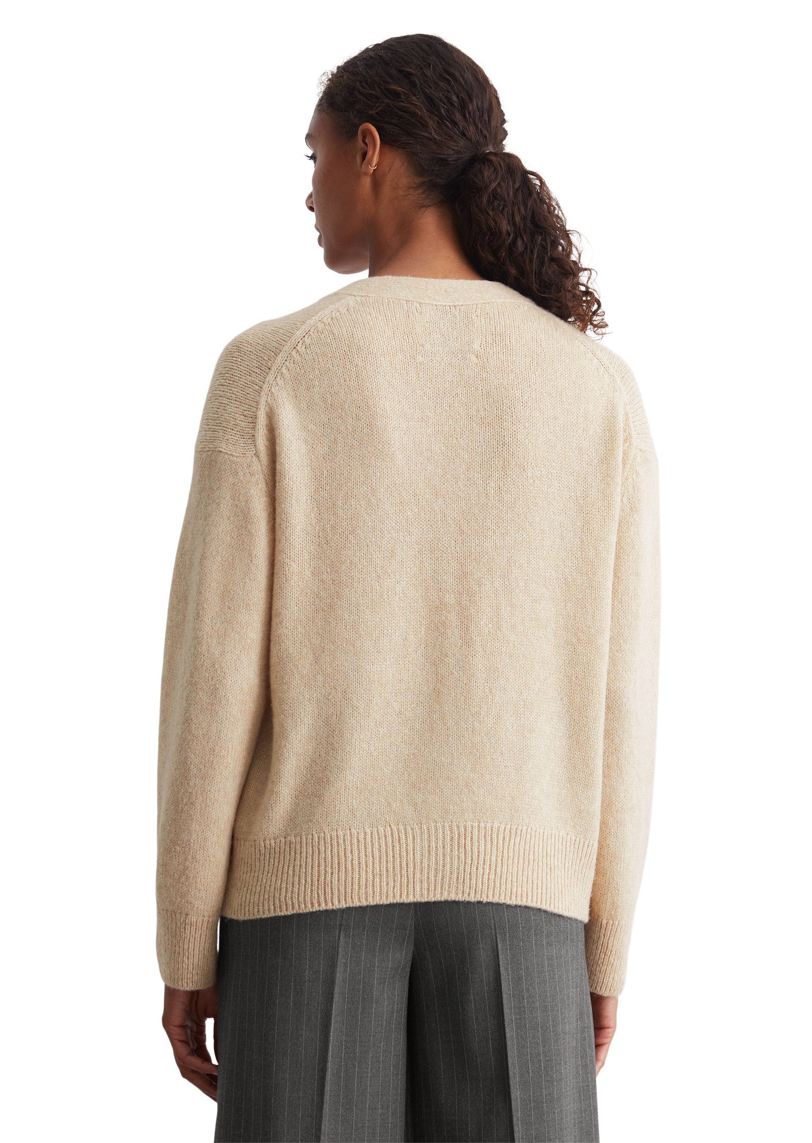 Marc O'Polo Vest V-hals cardigan relaxed