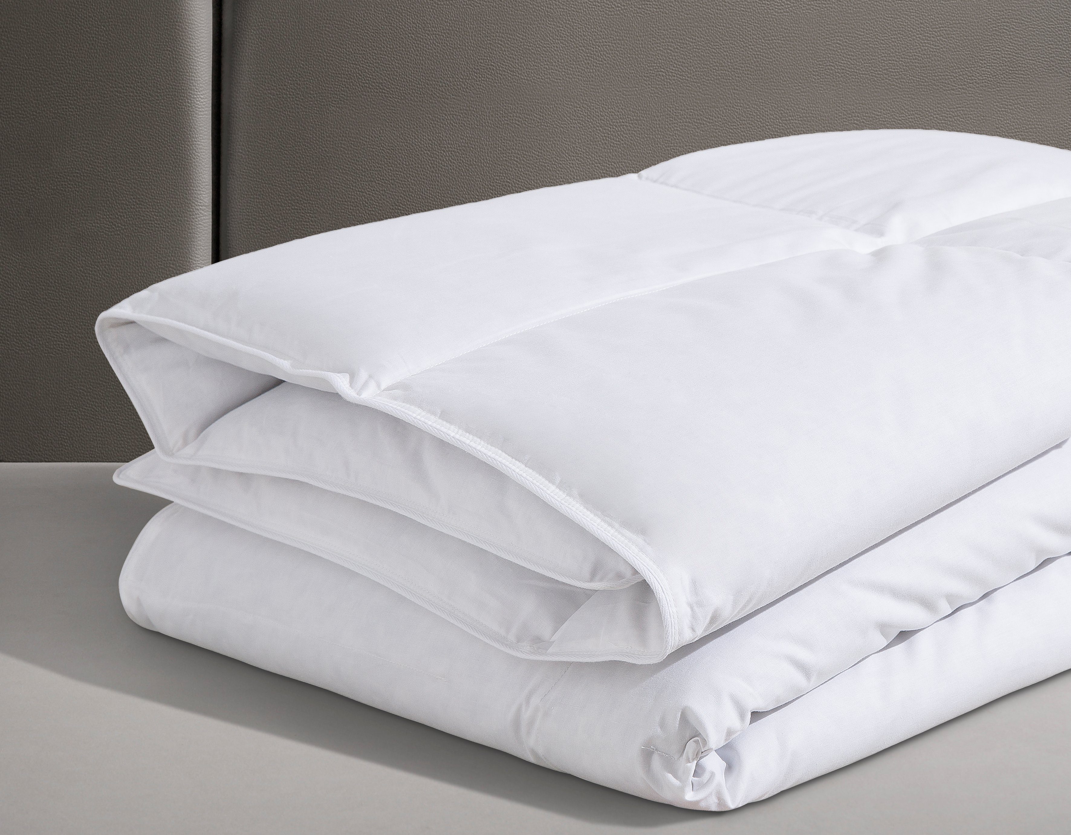 RIBECO Donzen dekbed + hoofdkussen JOHANNA Feelgood-comfort met de voordelen van de natuur (voordeelset)