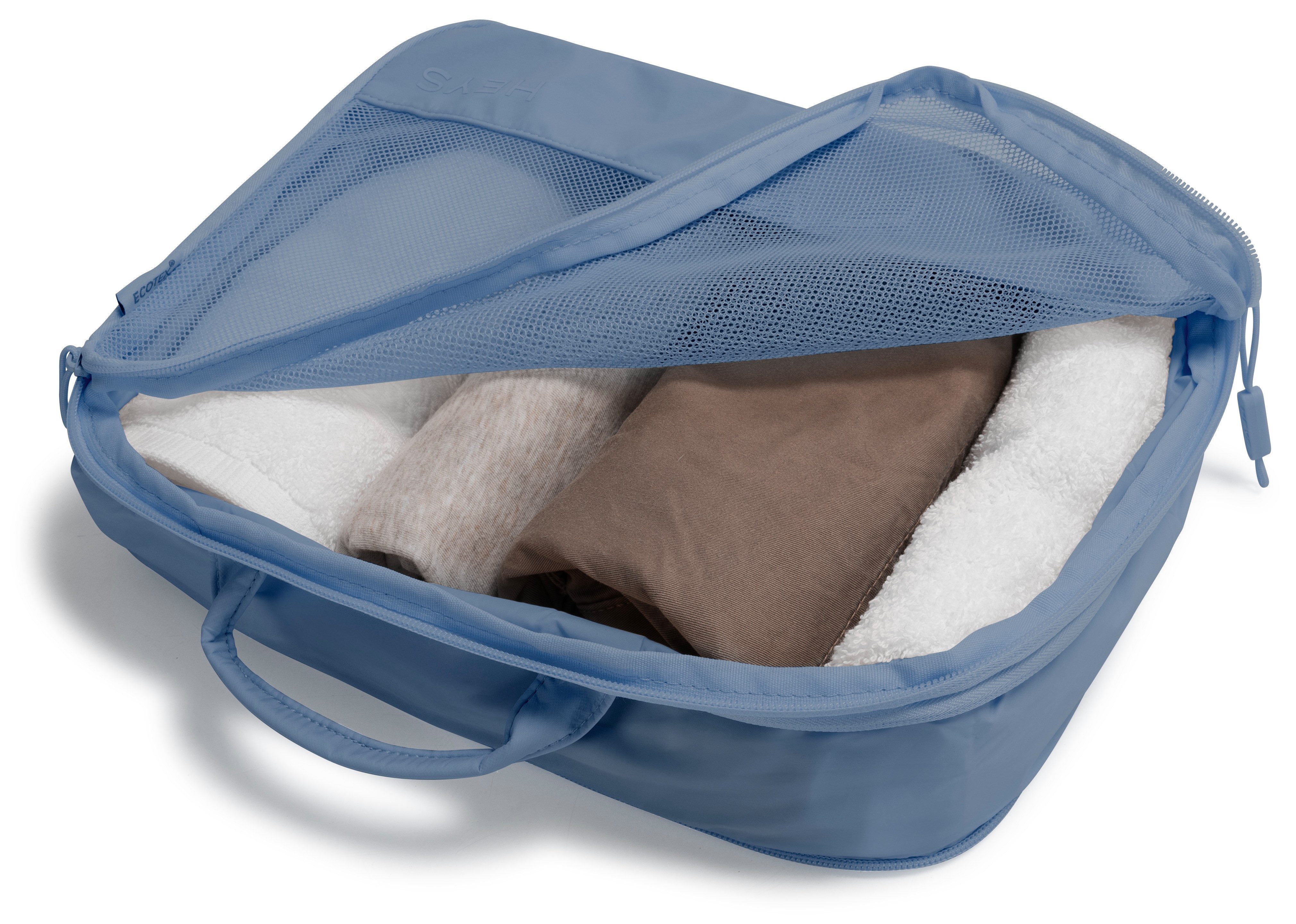 Heys Kofferorganizer Ecotex Compression Packing Cube incompressible packing cubes, packing bags, organizer for suitcase (set, 4-delig)