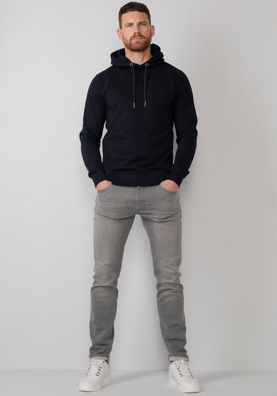Petrol Industries Hoodie met merklabel