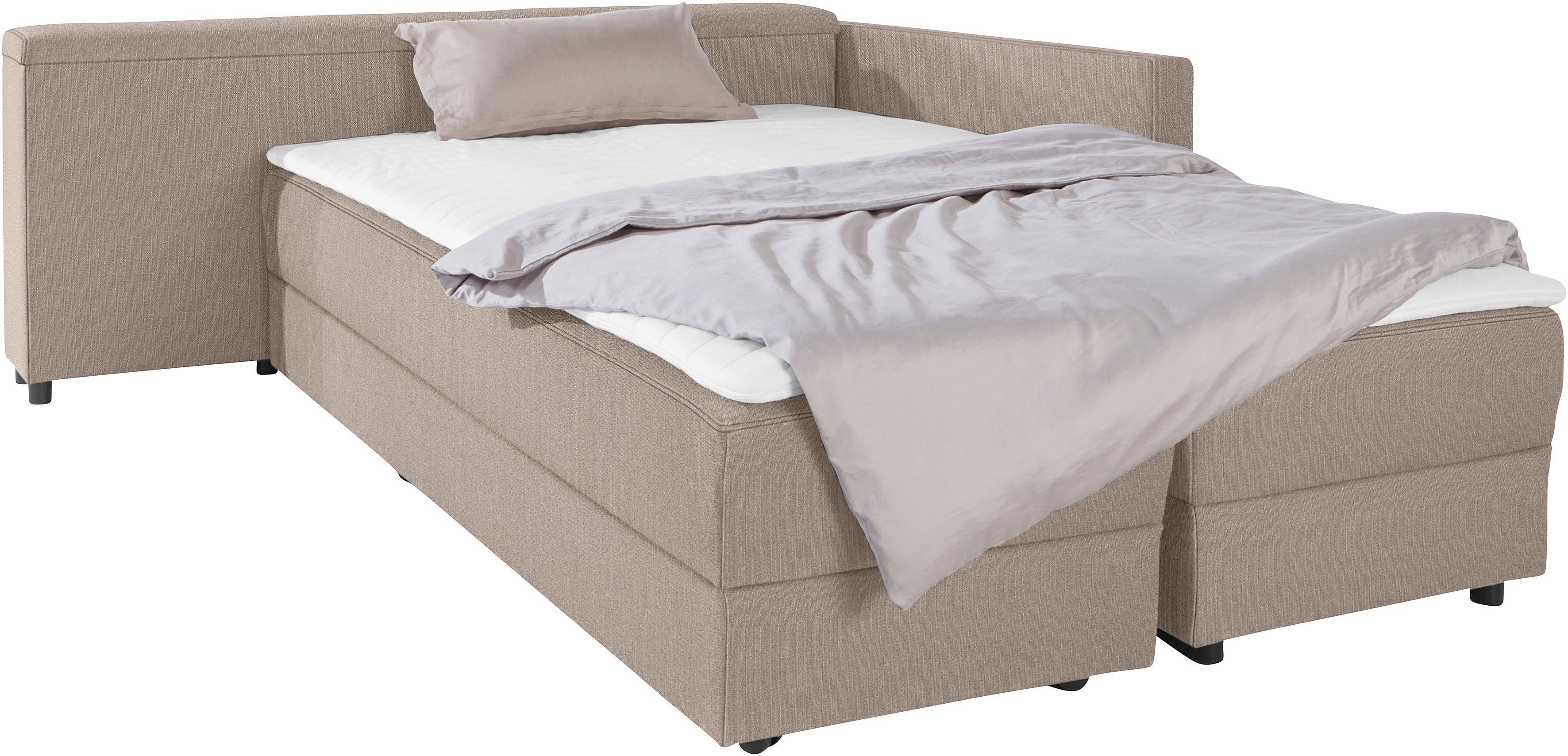 LOOKS BY WOLFGANG JOOP Hoekbank LooksIII L-vorm door draaifunctie tot bed verwisselbaar, inclusief opbergvak