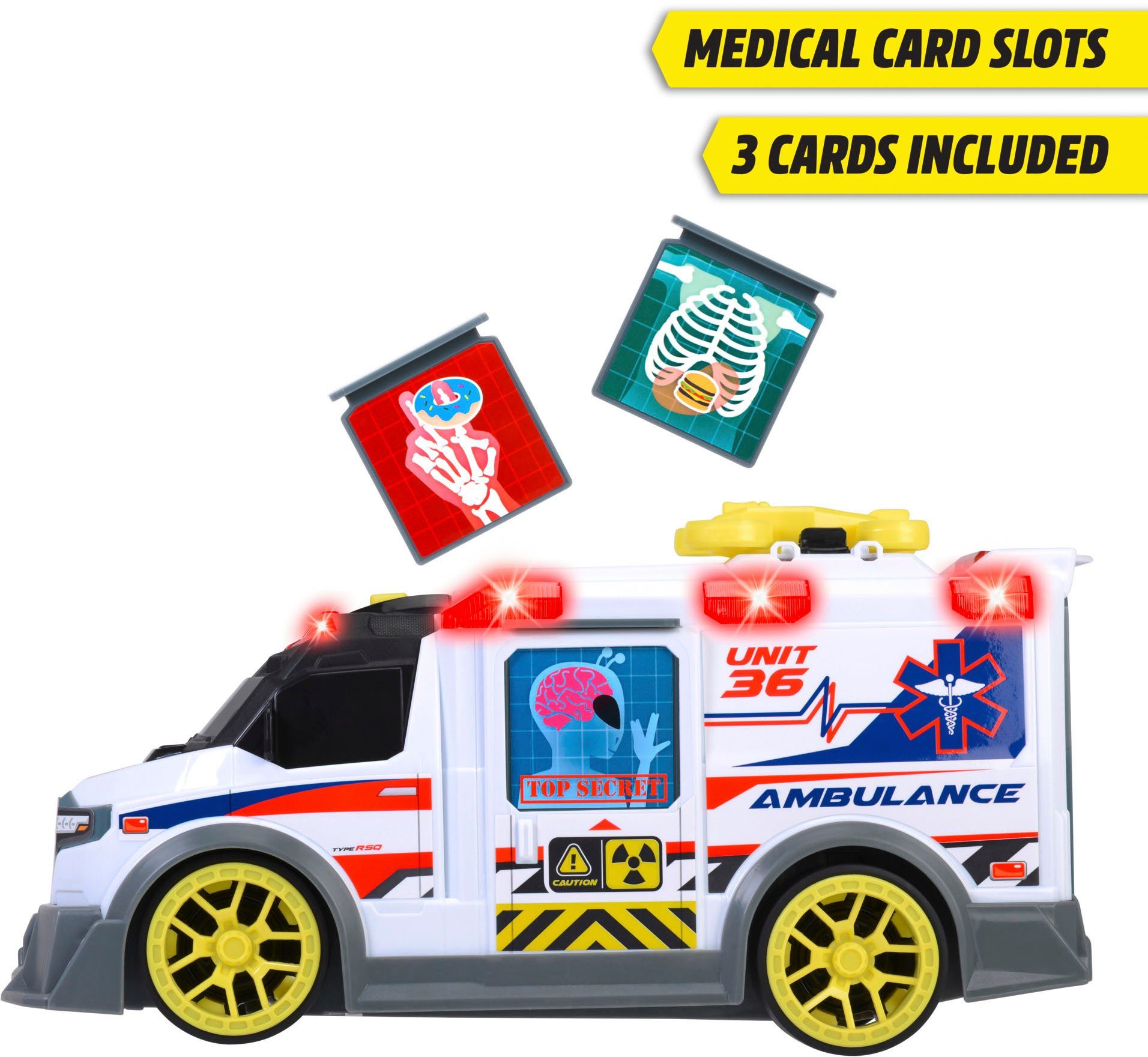 Dickie Toys Speelgoed-ambulance Ambulance met licht en geluid