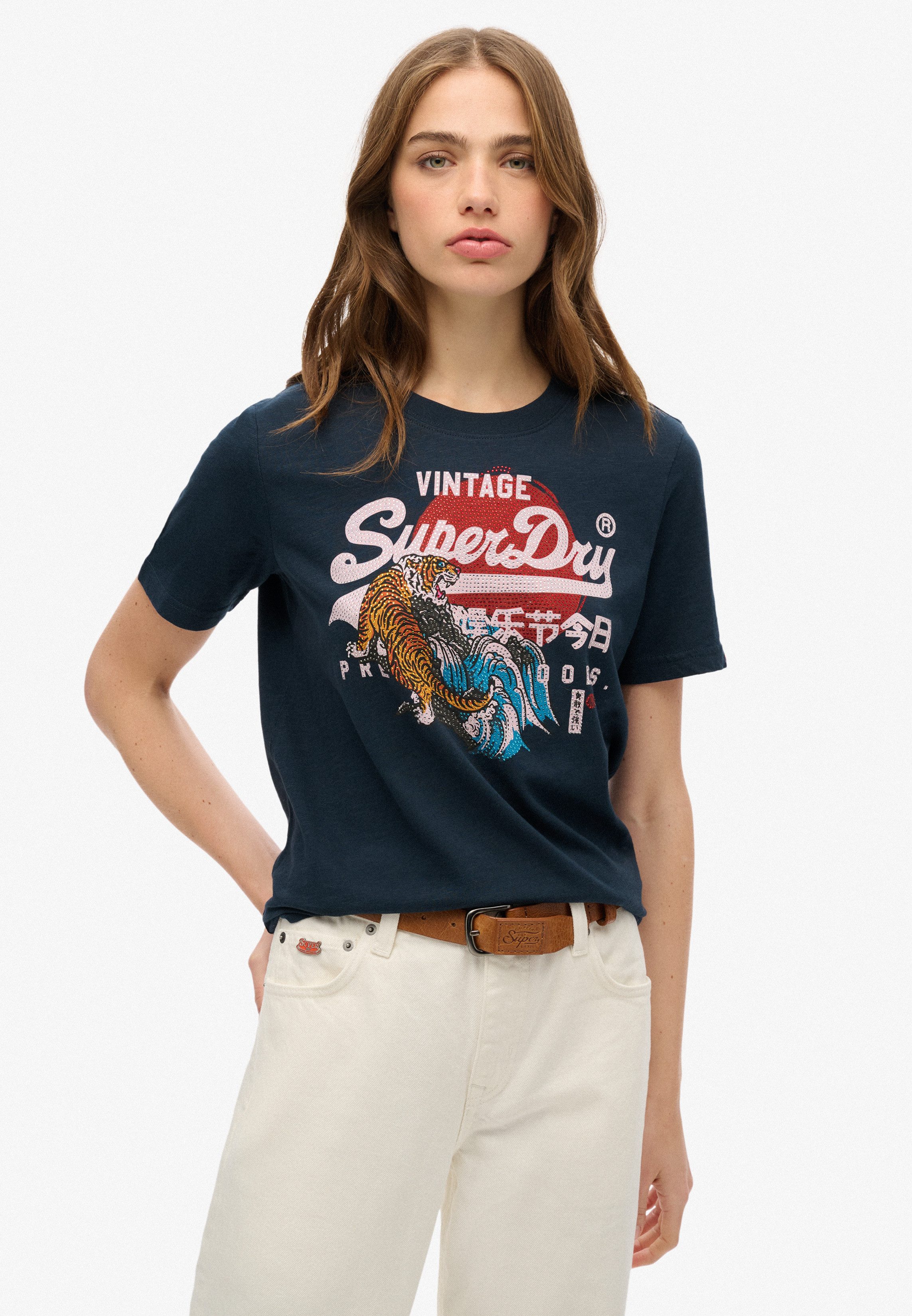 Superdry Shirt met korte mouwen VL TOKYO RELAXED TEE