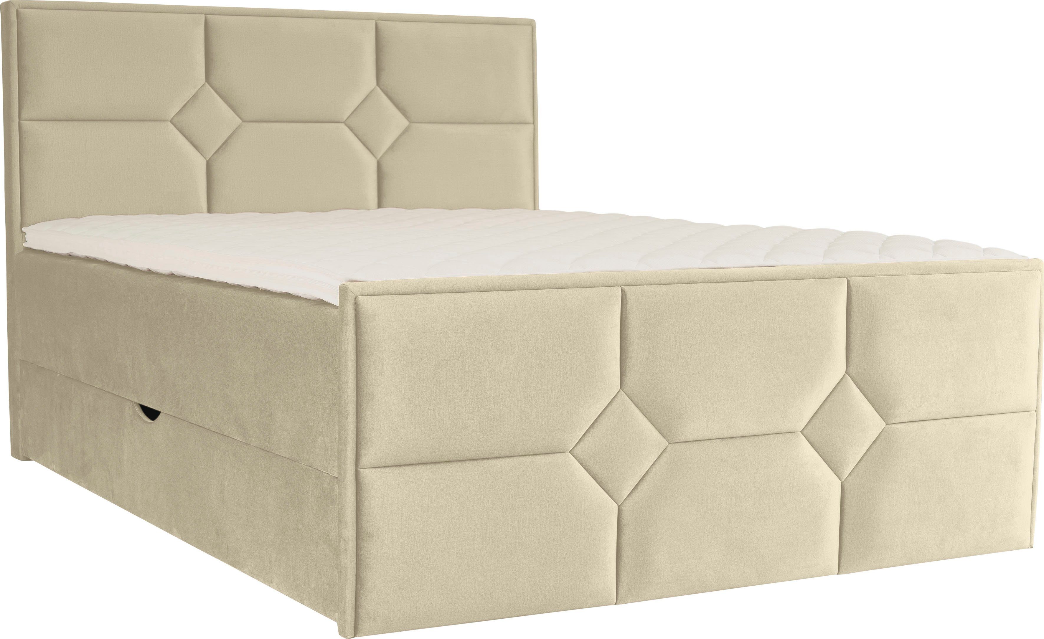 Leonique Boxspring Ambre met pocketveringsmatras