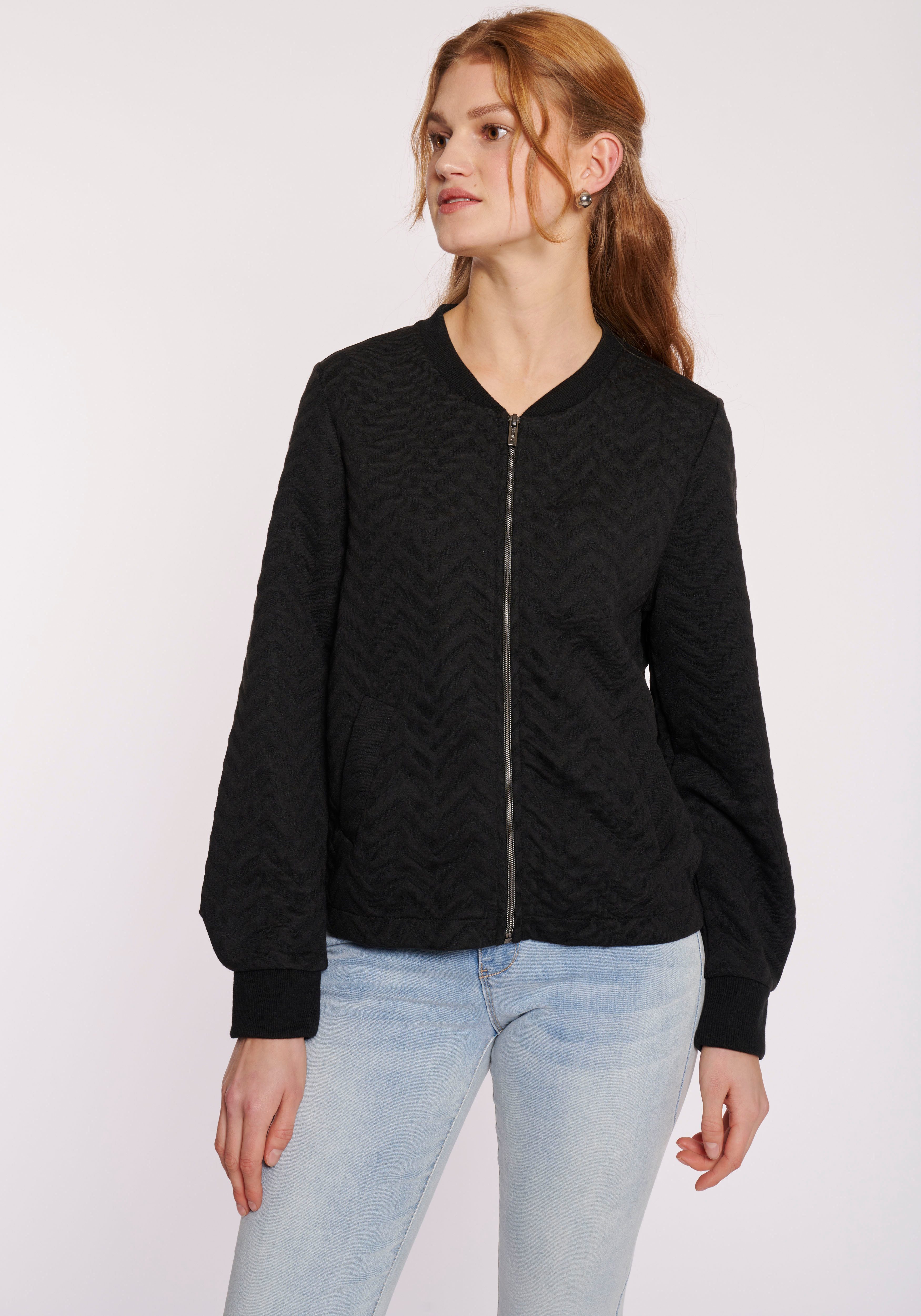 HaILYS Sweatvest LS P JK Ke44ndra dames sweatvesten maat L (40) zwart