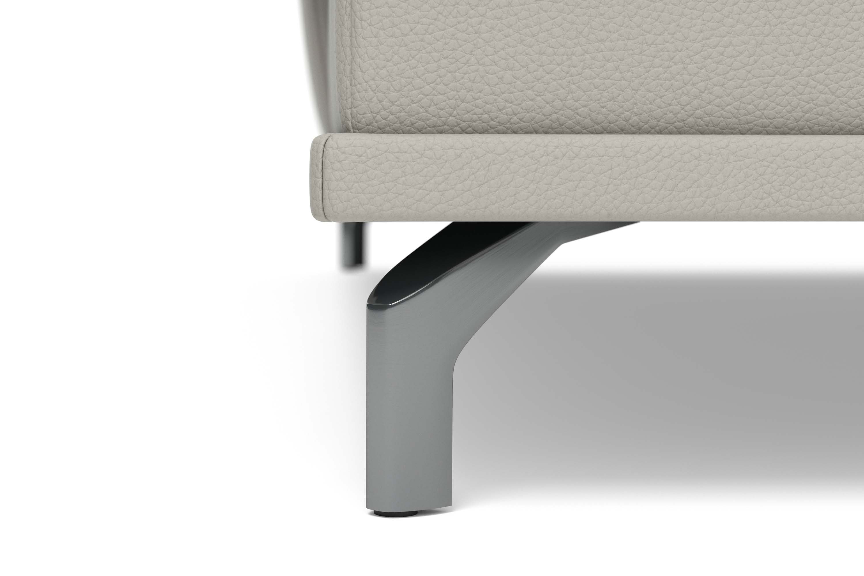 Places of Style Hoekbank Costello L-vorm, met zitdiepteverstelling, armleuningverstelling en