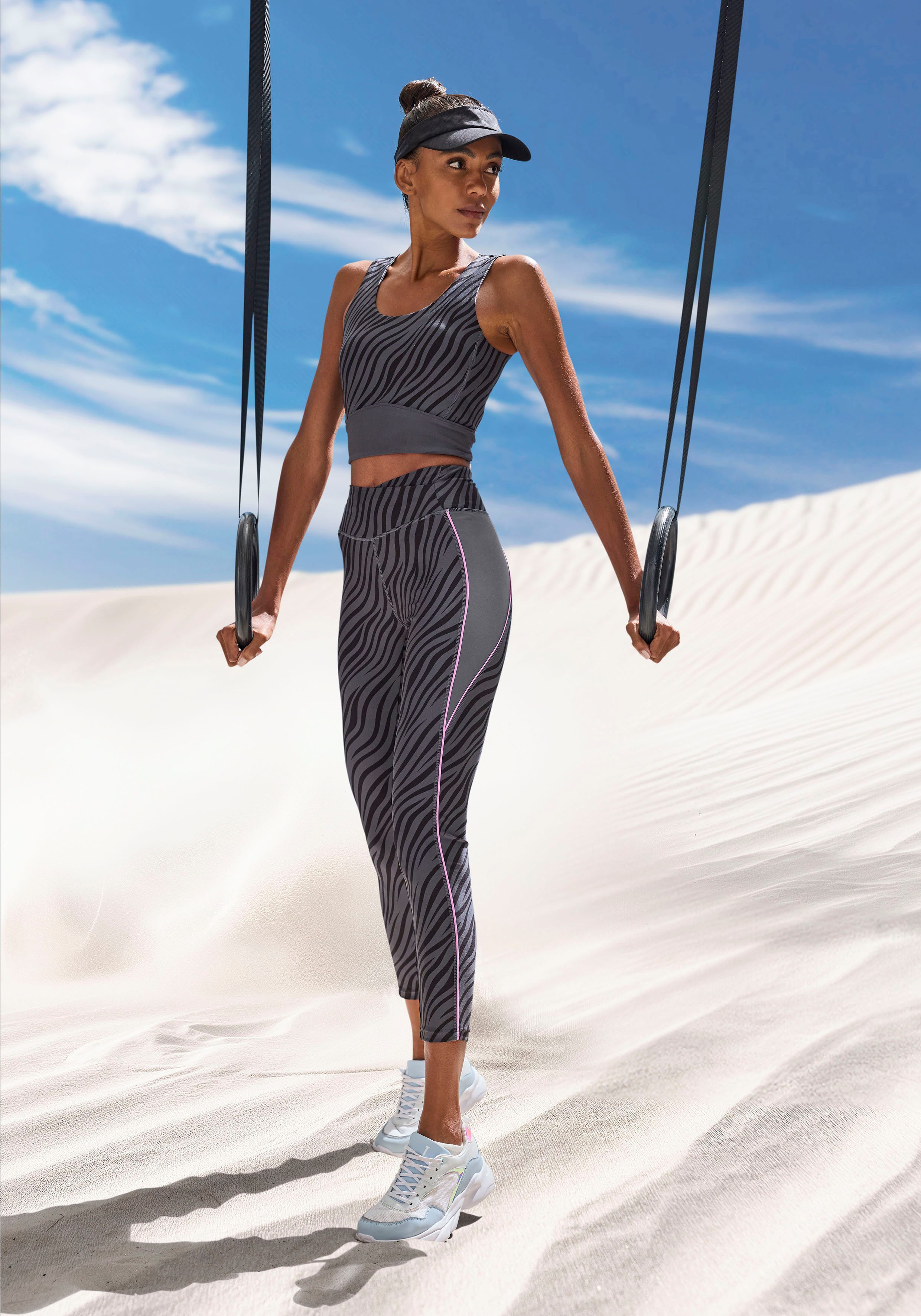 active by Lascana Crop-top -Sporttop Kort topje