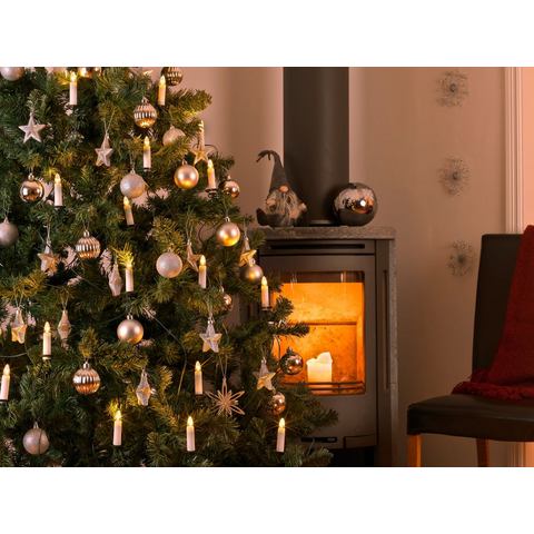 Kerstboomverlichting Binnen Werkt op het lichtnet (redundant) LED Warmwit Verlichte lengte: 27.2 m K