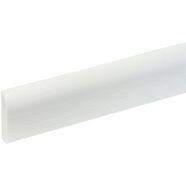 bodenmeister plint profiel bovenkant abgerudet wit flexibel, buigbaar wit
