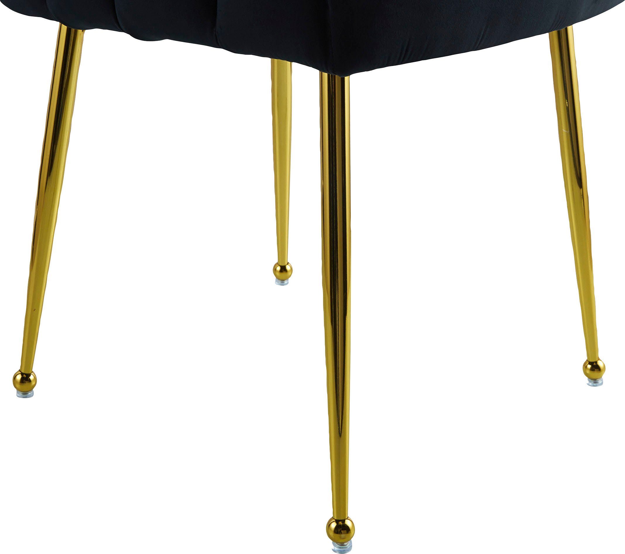 Kayoom Eetkamerstoel Stoel Mucha, decoratieve luxe stoel fluweelzachte bekleding, aantrekkelijk, verkrijgbaar in edele kleuren (1 stuk)