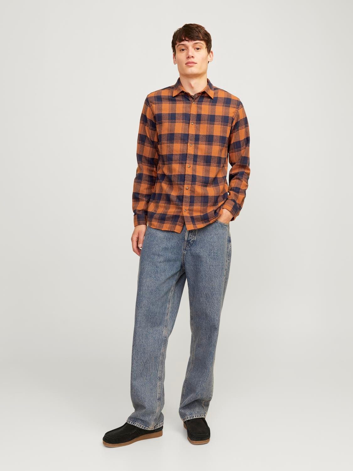 Jack & Jones Overhemd met lange mouwen JJJOSHUA FALL BUFFALO SHIRT LS