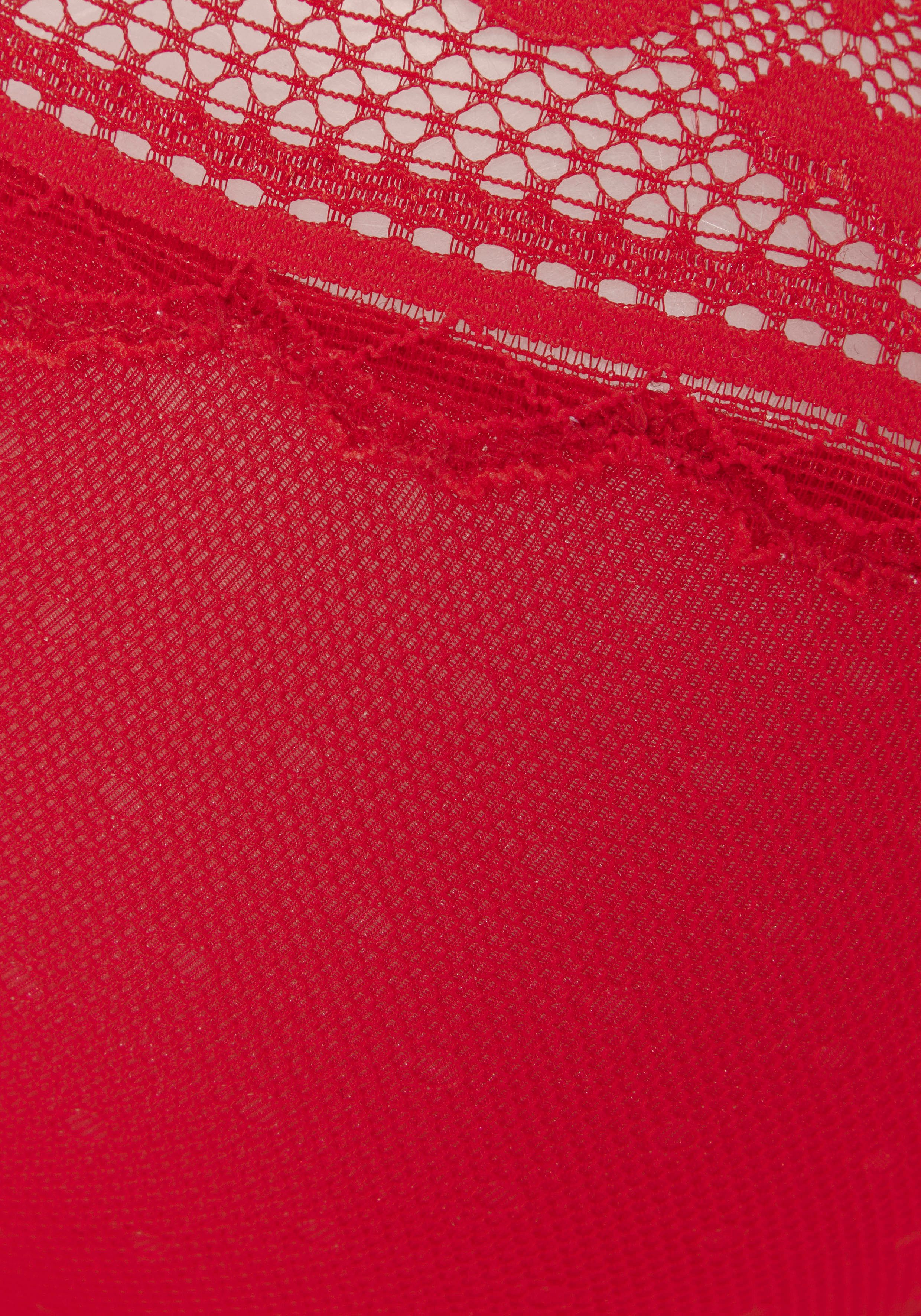 Vivance T-shirt-bh gemaakt van fijne mesh en kant in kussende mond look, lingerie
