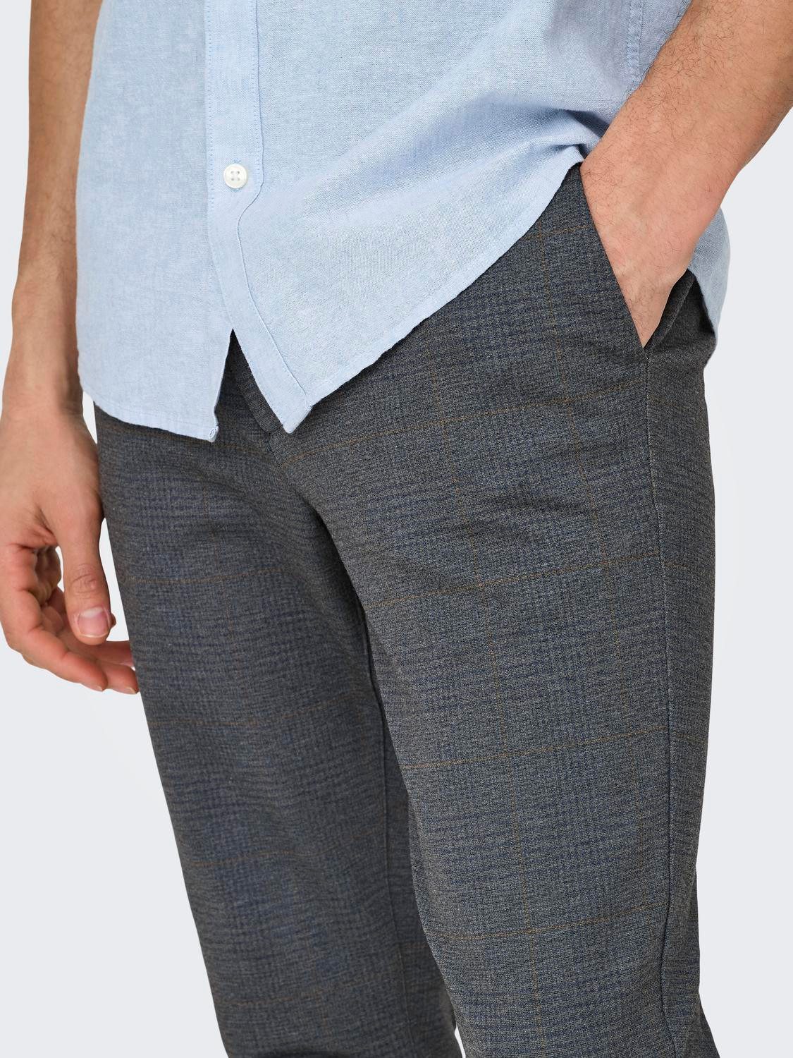 ONLY & SONS Chino ONSMARK SLIM CHECK 020920 PANT NOOS
