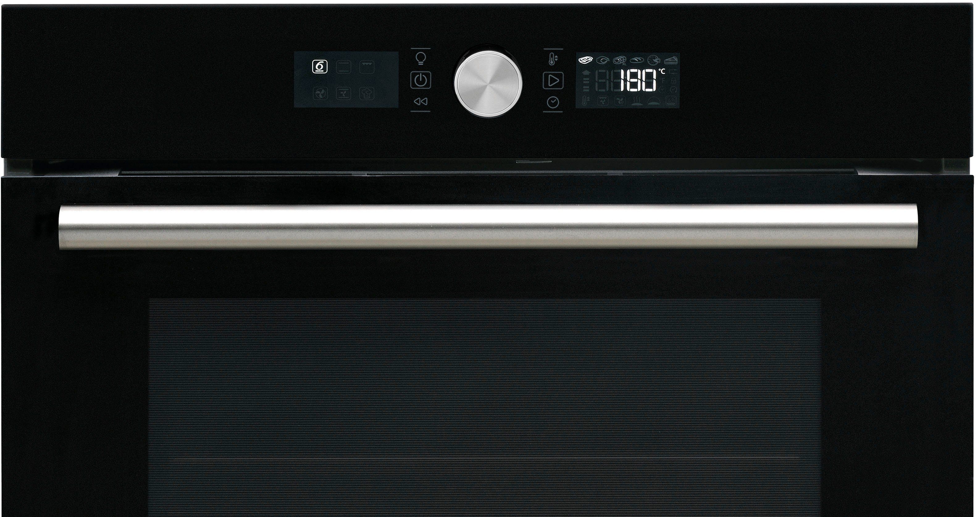 BAUKNECHT Inbouw pyrolyse oven BIR4 DP8FS2 ES Power hete lucht, maxi koken, pizzafunctie, 2-voudige telescoopuitvoering